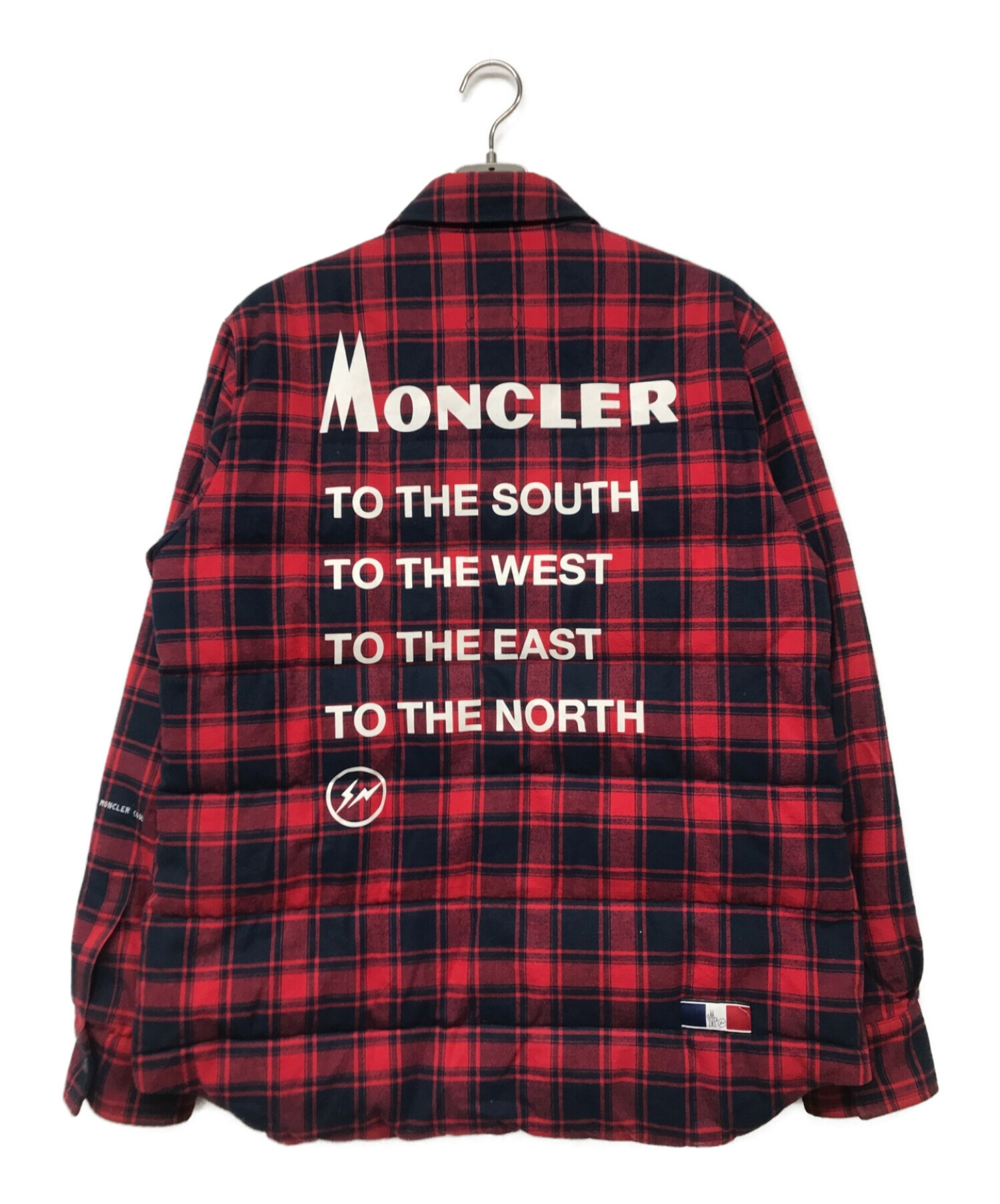 中古・古着通販】MONCLER (モンクレール) FRAGMENT DESIGN (フラグメントデザイン) MORAN GIUBBOTTO レッド  サイズ:3｜ブランド・古着通販 トレファク公式【TREFAC FASHION】スマホサイト