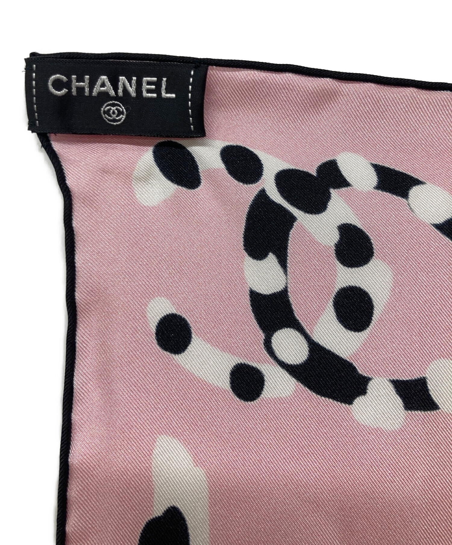 CHANEL シャネル COCOマーク シルクスカーフ ピンク - fawema.org