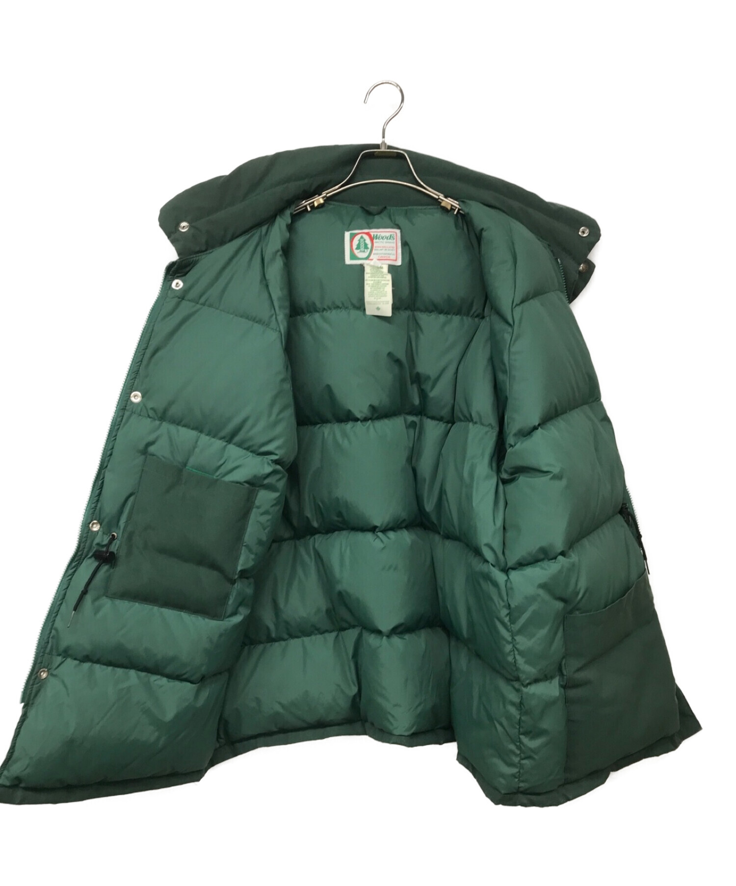 中古・古着通販】Wood's (ウッズ) ARCTIC Down Jacket/アークティックダウンジャケット グリーン  サイズ:L｜ブランド・古着通販 トレファク公式【TREFAC FASHION】スマホサイト