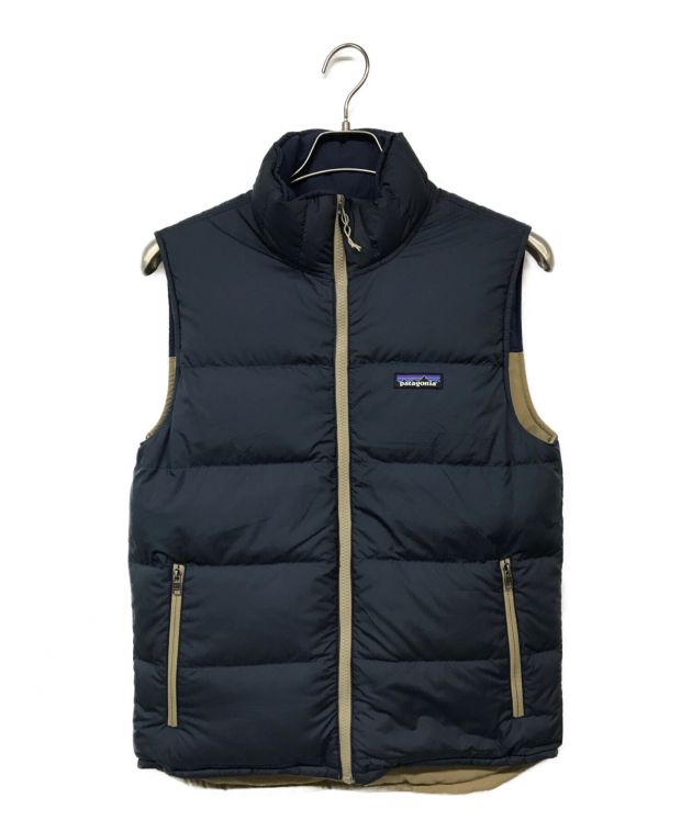 中古・古着通販】Patagonia (パタゴニア) Reversible Bivy Down Vest リバーシブル ビビー ダウン ベスト  ネイビー×ベージュ サイズ:記載なし｜ブランド・古着通販 トレファク公式【TREFAC FASHION】スマホサイト