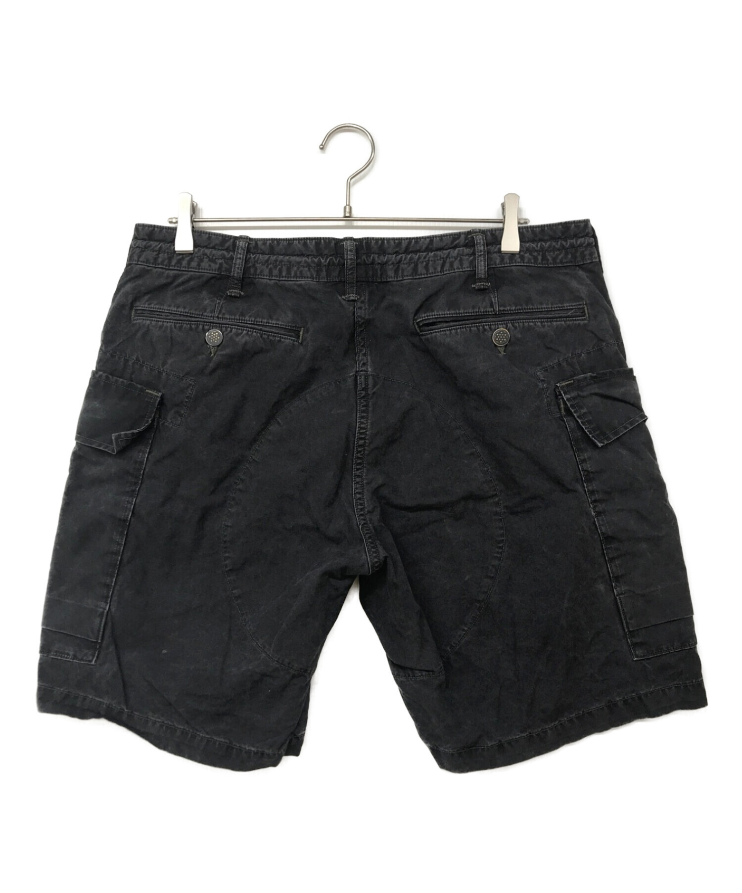 RRL (ダブルアールエル) INFANTRY CARGO SHORTS/インファントリーカーゴショーツ ブラック サイズ:86cm (W34)