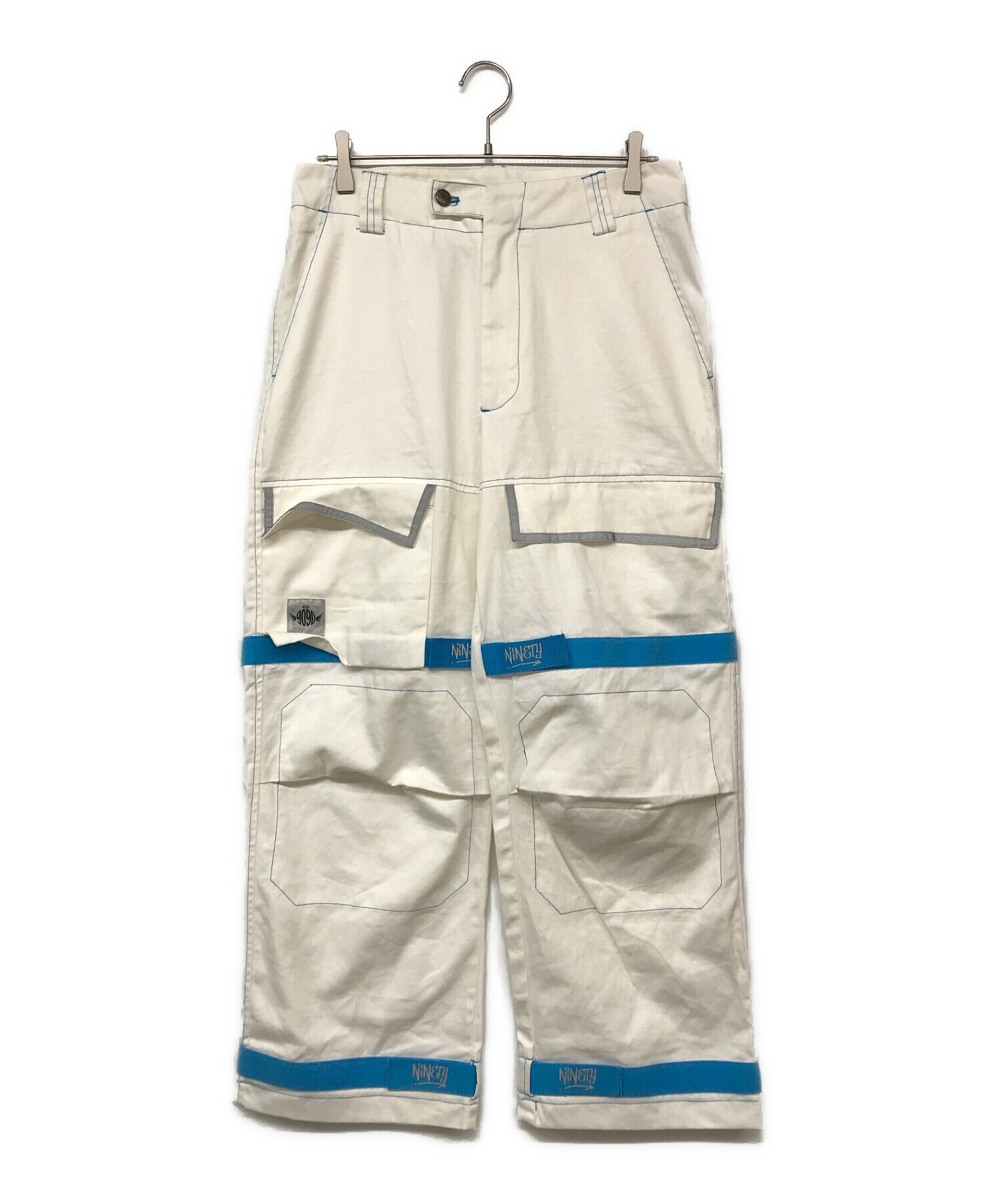 中古・古着通販】9090 (9090) Reflector Line Balloon Pants/リフレクターラインバルーンパンツ ホワイト  サイズ:M｜ブランド・古着通販 トレファク公式【TREFAC FASHION】スマホサイト