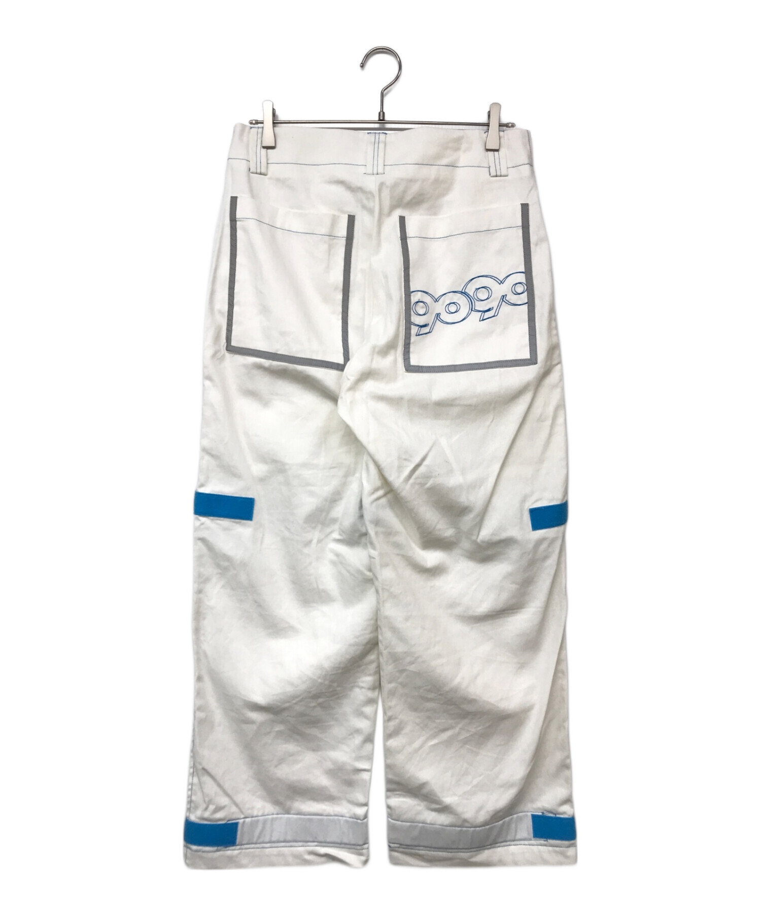 中古・古着通販】9090 (9090) Reflector Line Balloon Pants/リフレクターラインバルーンパンツ ホワイト  サイズ:M｜ブランド・古着通販 トレファク公式【TREFAC FASHION】スマホサイト