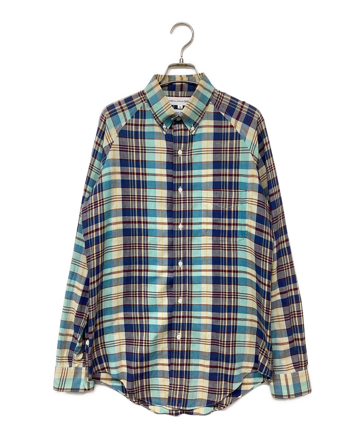 COMME des GARCONS SHIRT (コムデギャルソンシャツ) チェックシャツ マルチカラー サイズ:M