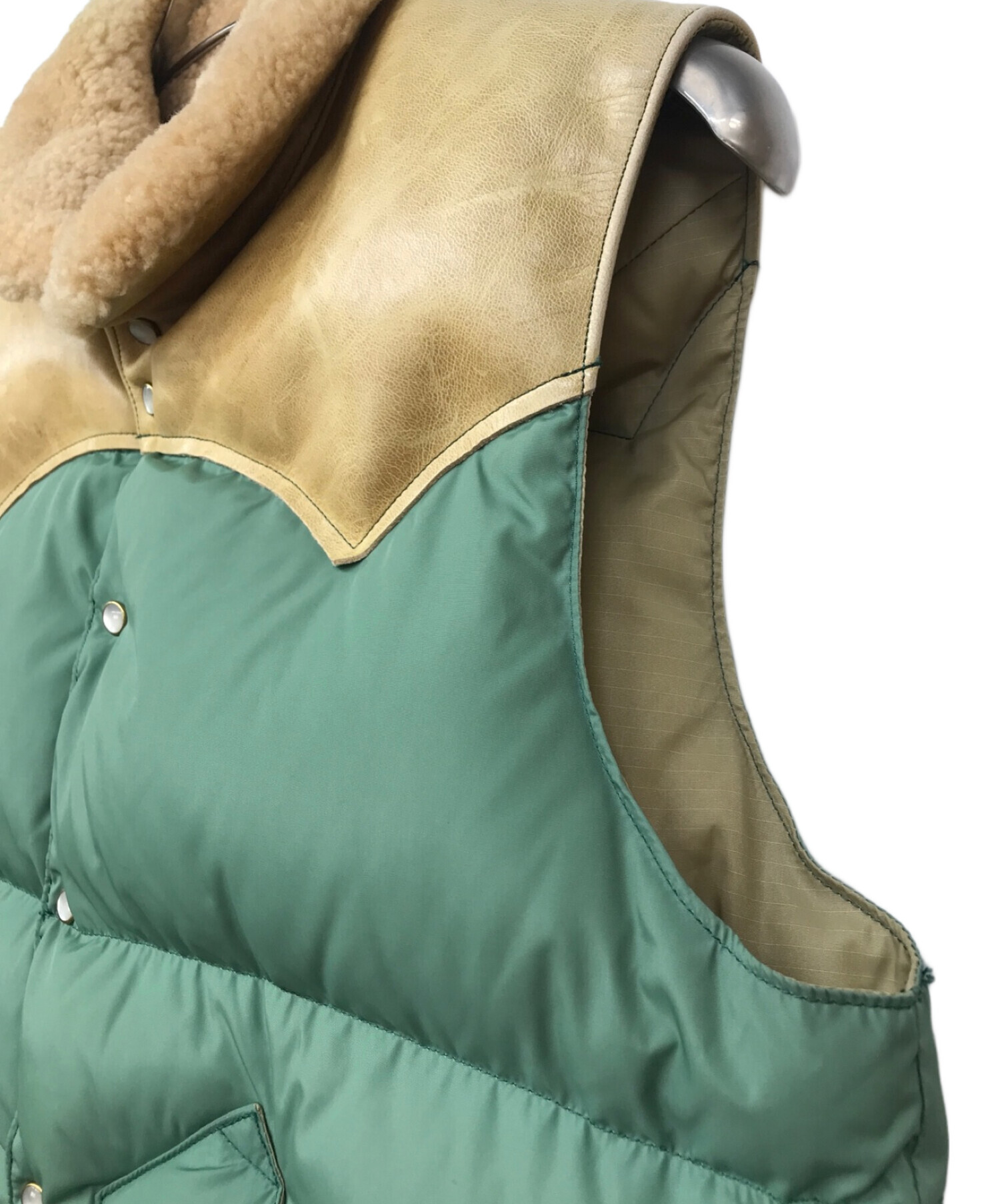 Rocky Mountain FeatherBed (ロッキーマウンテンフェザーベッド) WAREHOUSE (ウエアハウス) Christy  Vest グリーン サイズ:38