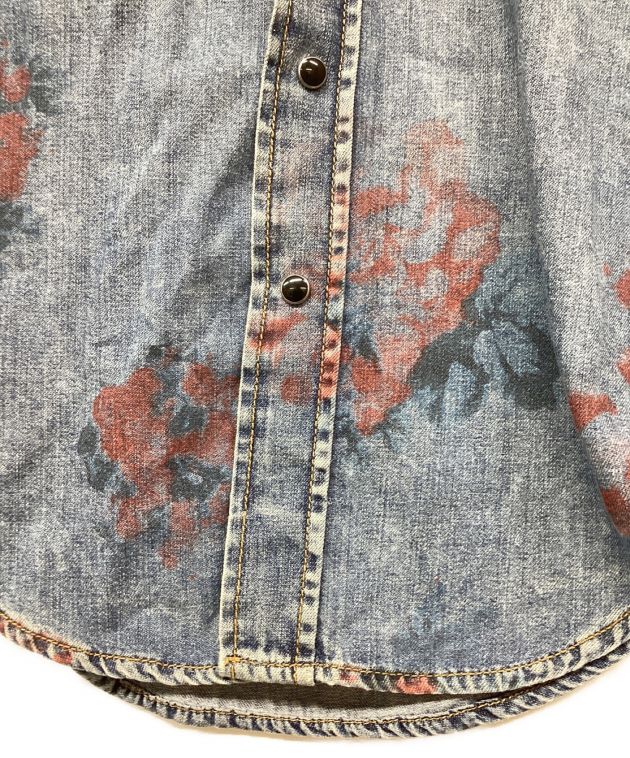 中古・古着通販】Saint Laurent Paris (サンローランパリ) 花柄デニムウエスタンシャツ インディゴ サイズ:XS｜ブランド・古着通販  トレファク公式【TREFAC FASHION】スマホサイト