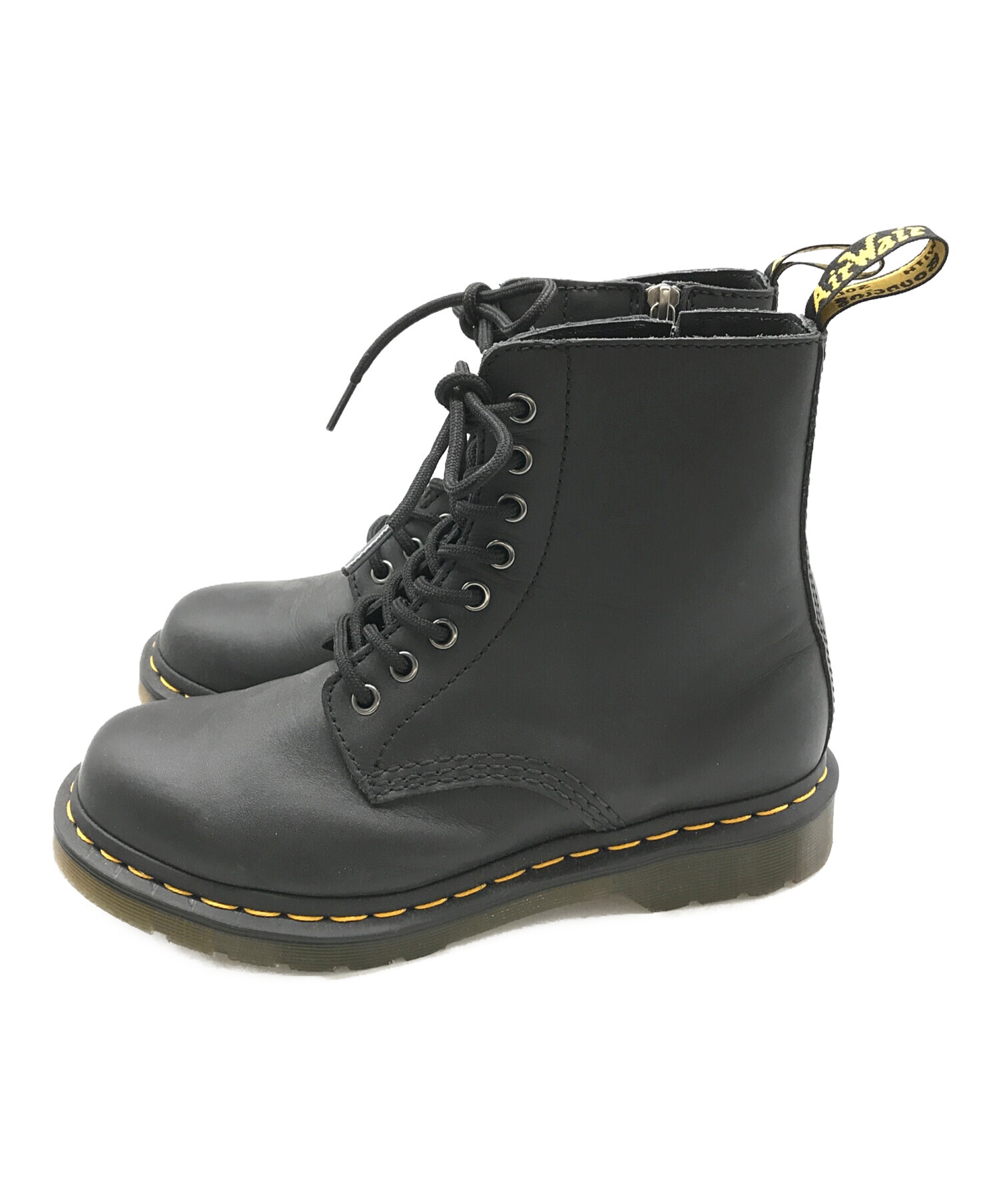 中古・古着通販】Dr.Martens (ドクターマーチン) 1460 PASCAL FRONT ZIP/8ホールサイドジップブーツ ブラック  サイズ:UK6｜ブランド・古着通販 トレファク公式【TREFAC FASHION】スマホサイト