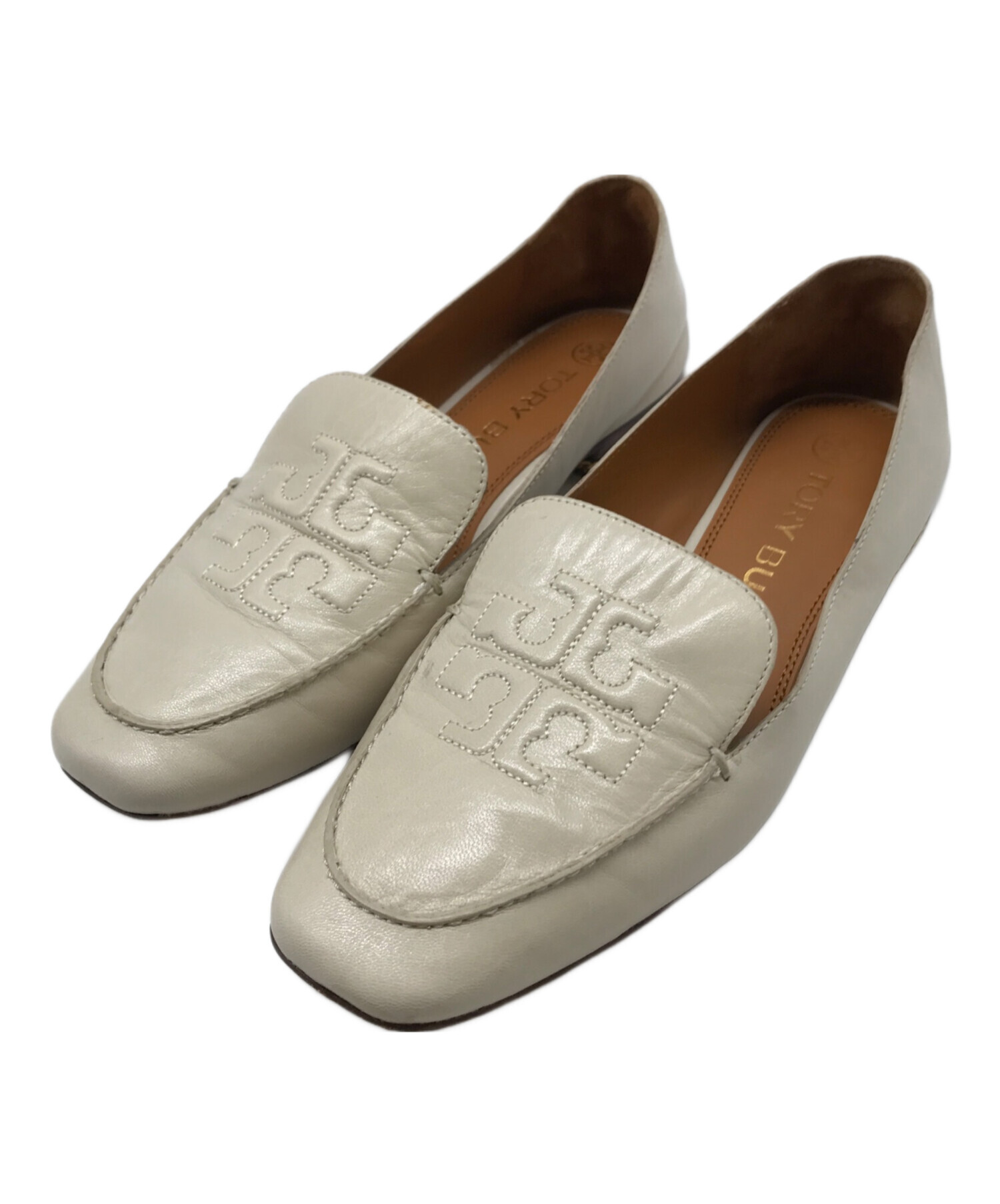 中古・古着通販】TORY BURCH (トリーバーチ) フラットシューズ ホワイト サイズ:7M｜ブランド・古着通販 トレファク公式【TREFAC  FASHION】スマホサイト