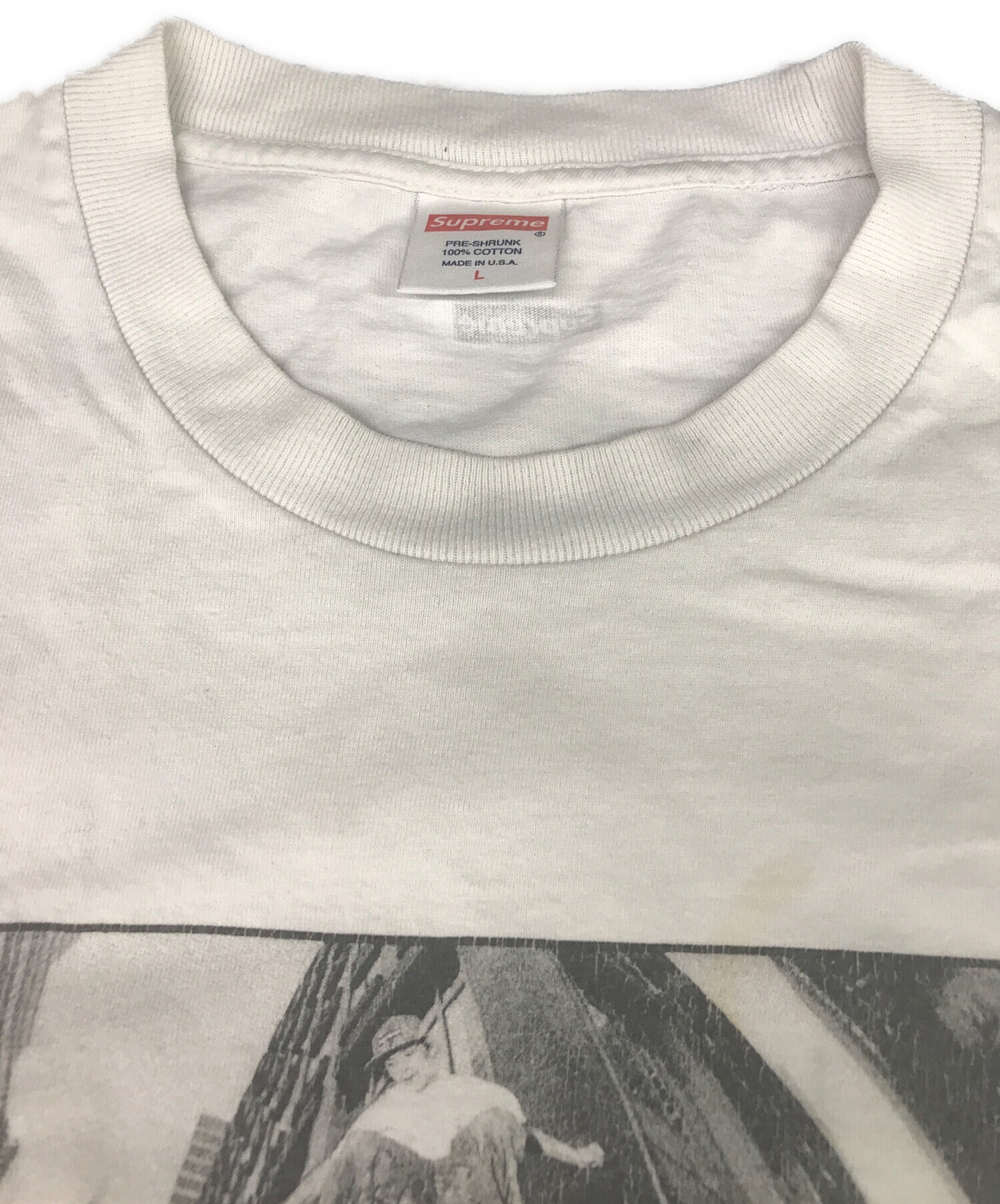 中古・古着通販】SUPREME (シュプリーム) EYESCREAM (アイスクリーム) EYESCREAM TEE ホワイト  サイズ:L｜ブランド・古着通販 トレファク公式【TREFAC FASHION】スマホサイト