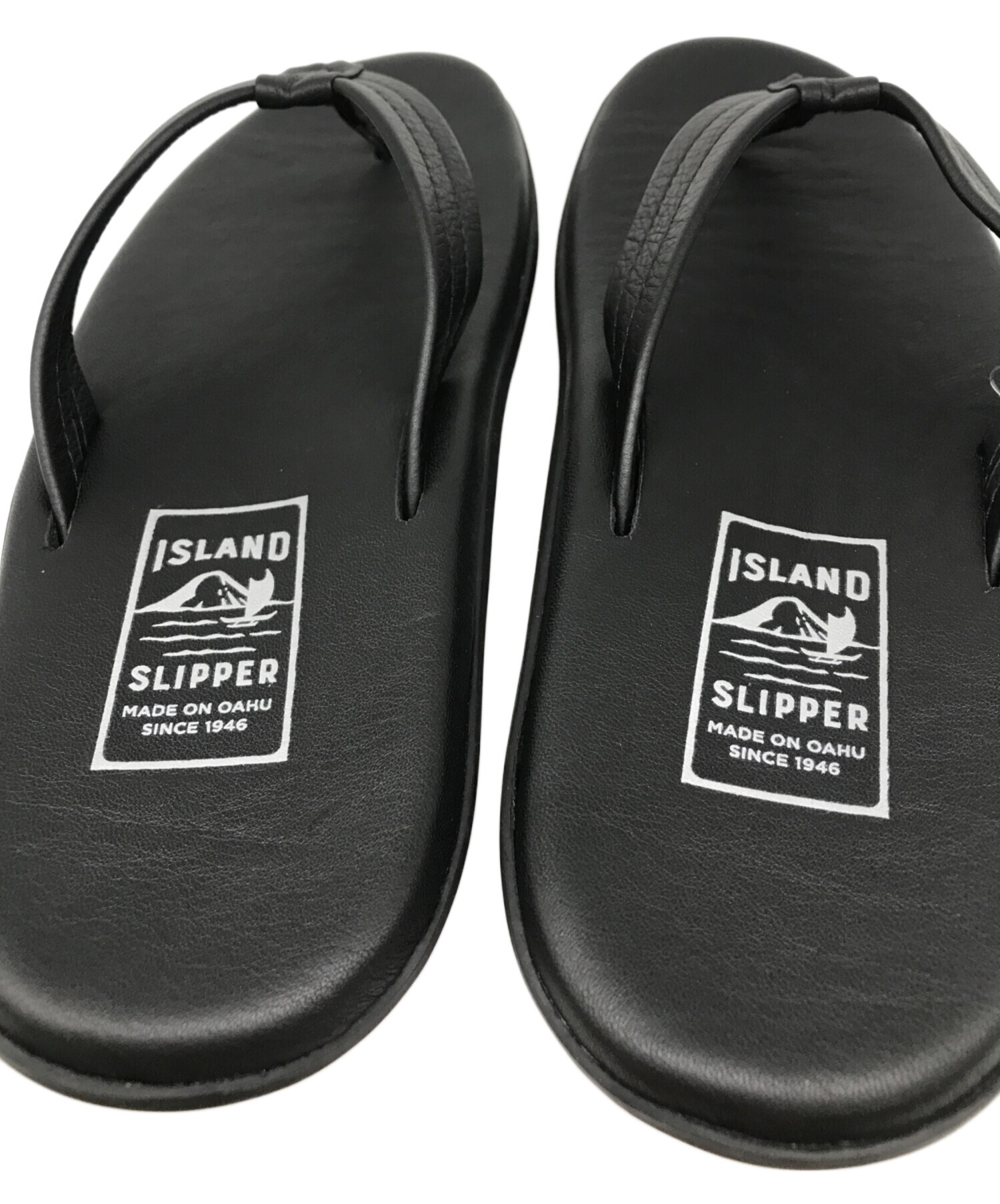 中古・古着通販】ISLAND SLIPPER (アイランドスリッパ) レザーサンダル ブラック サイズ:10｜ブランド・古着通販  トレファク公式【TREFAC FASHION】スマホサイト