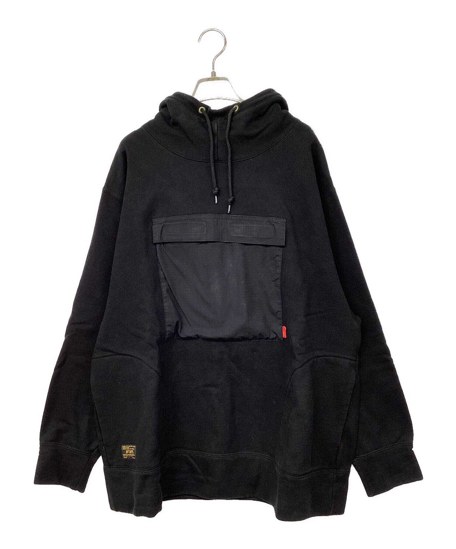 中古・古着通販】WTAPS (ダブルタップス) プルオーバーパーカー ブラック サイズ:XL｜ブランド・古着通販 トレファク公式【TREFAC  FASHION】スマホサイト