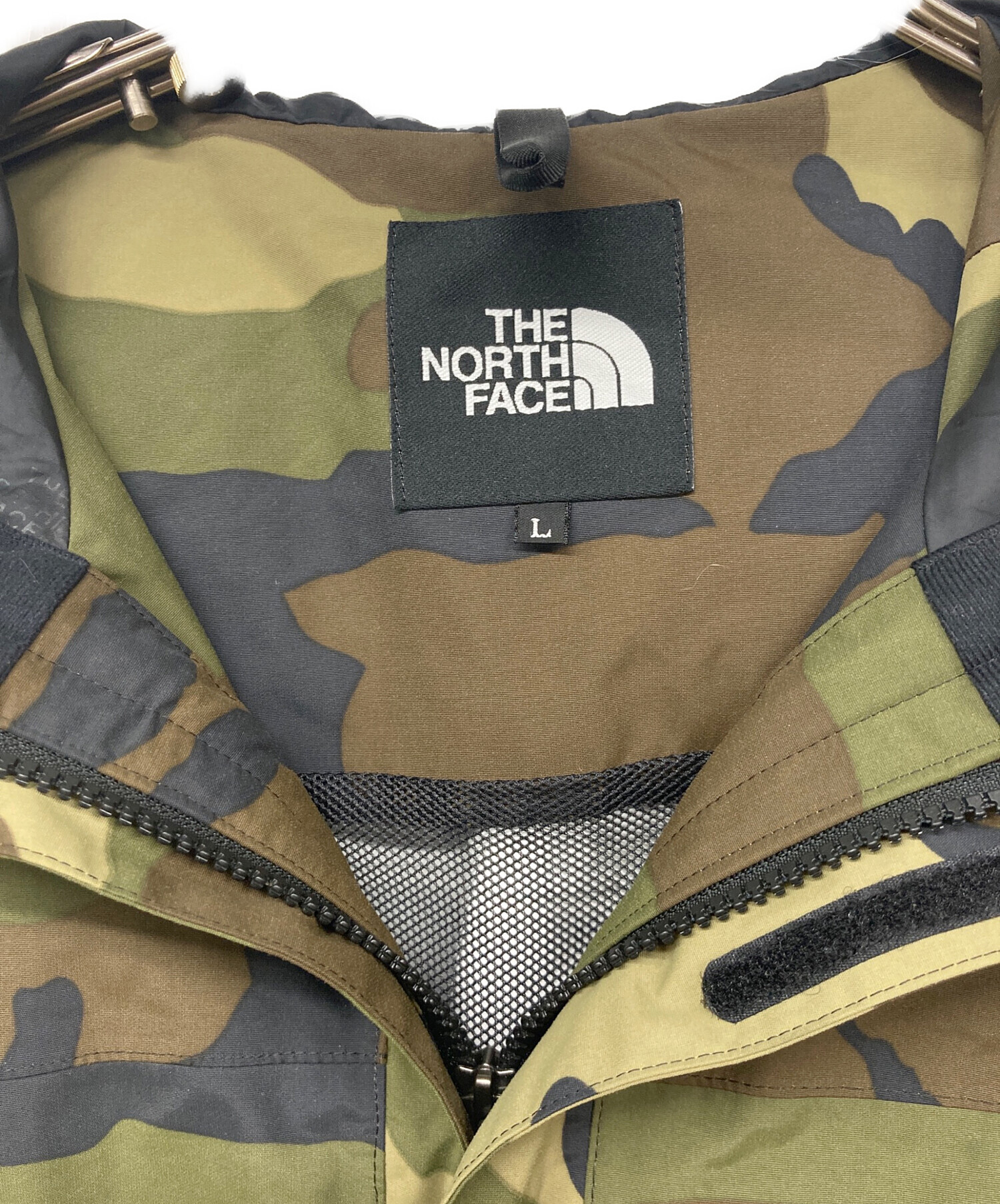 THE NORTH FACE (ザ ノース フェイス) Novelty Scoop Jacket ノベルティースクープジャケット カーキ サイズ:L