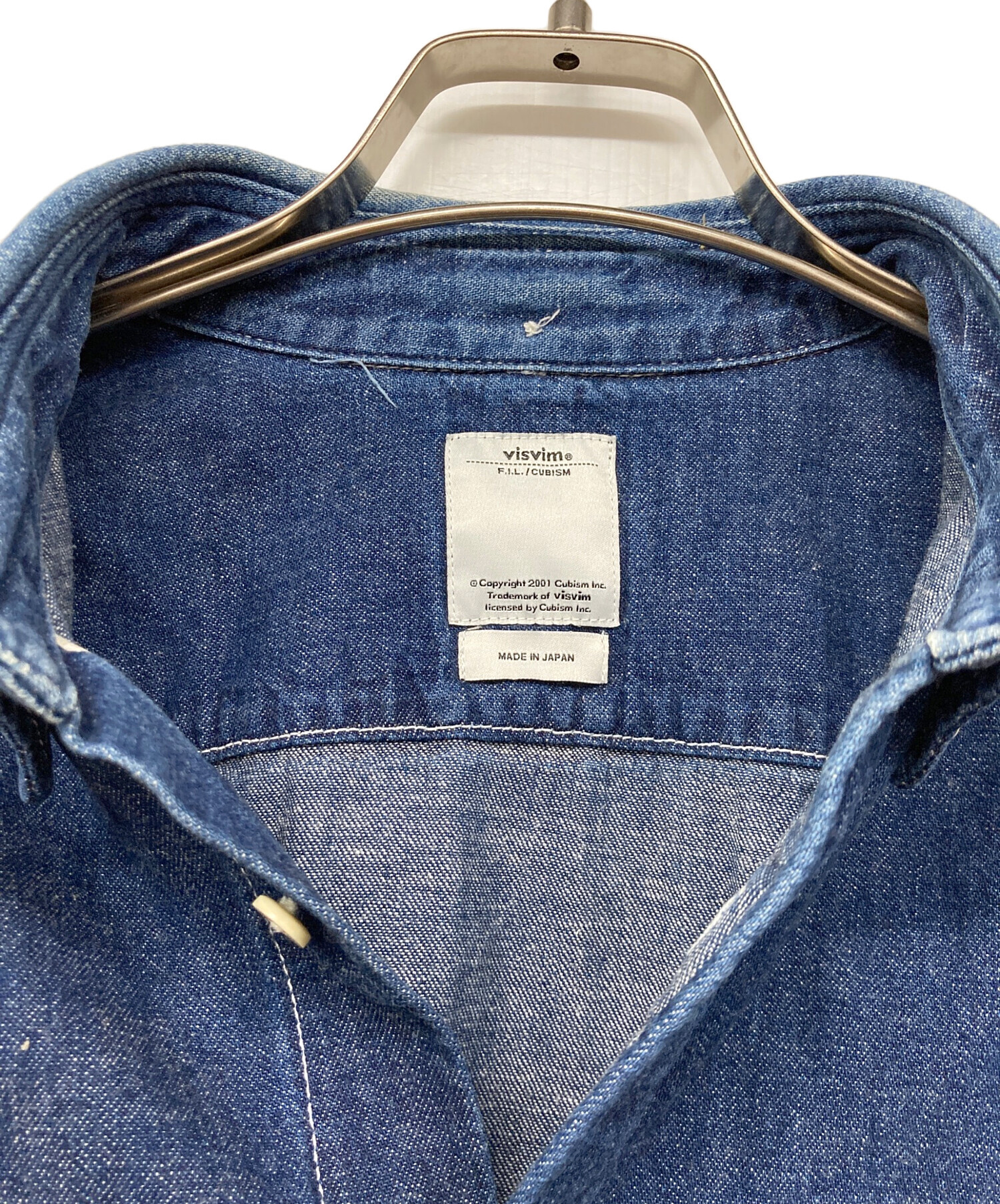 中古・古着通販】VISVIM (ビズビム) B.D. SHIRT ONE WASH インディゴ サイズ:2｜ブランド・古着通販  トレファク公式【TREFAC FASHION】スマホサイト