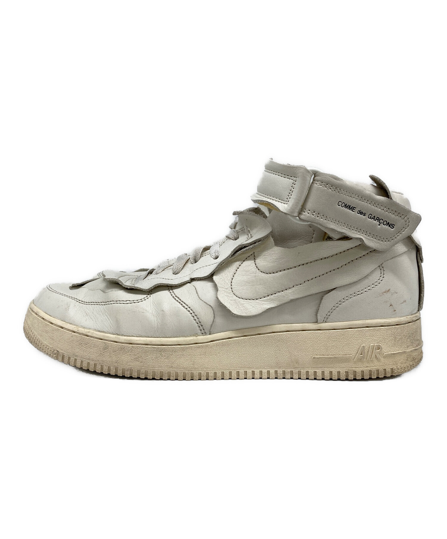 中古・古着通販】NIKE (ナイキ) COMME des GARCONS HOMME PLUS (コムデギャルソンオムプリュス) Nike Air  Force 1 Mid/エアフォースワン ホワイト サイズ:30｜ブランド・古着通販 トレファク公式【TREFAC FASHION】スマホサイト