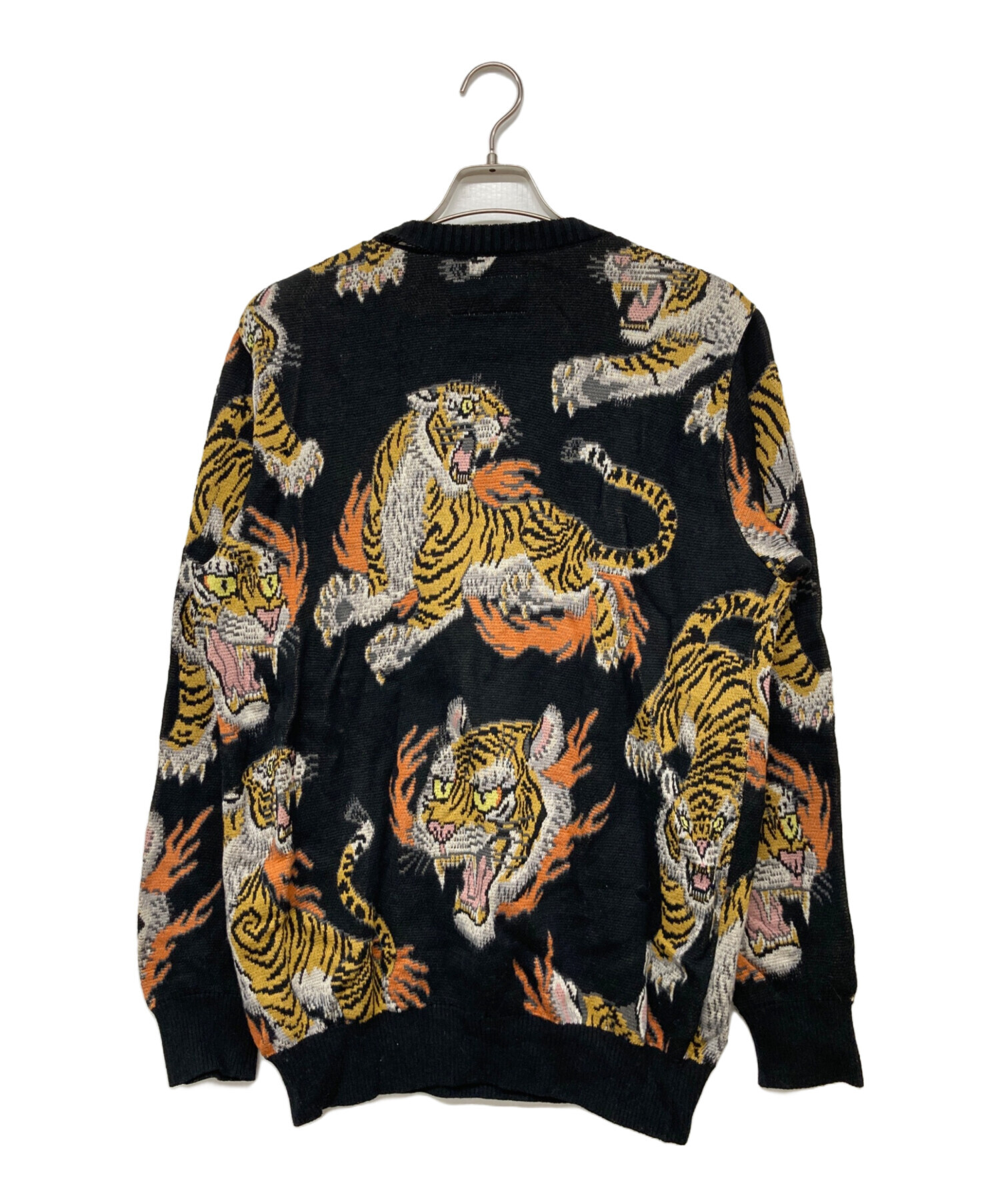 WACKO MARIA (ワコマリア) TIM LEHI (ティム・リーハイ) JACQUARD SWEATER ブラック×ベージュ サイズ:S