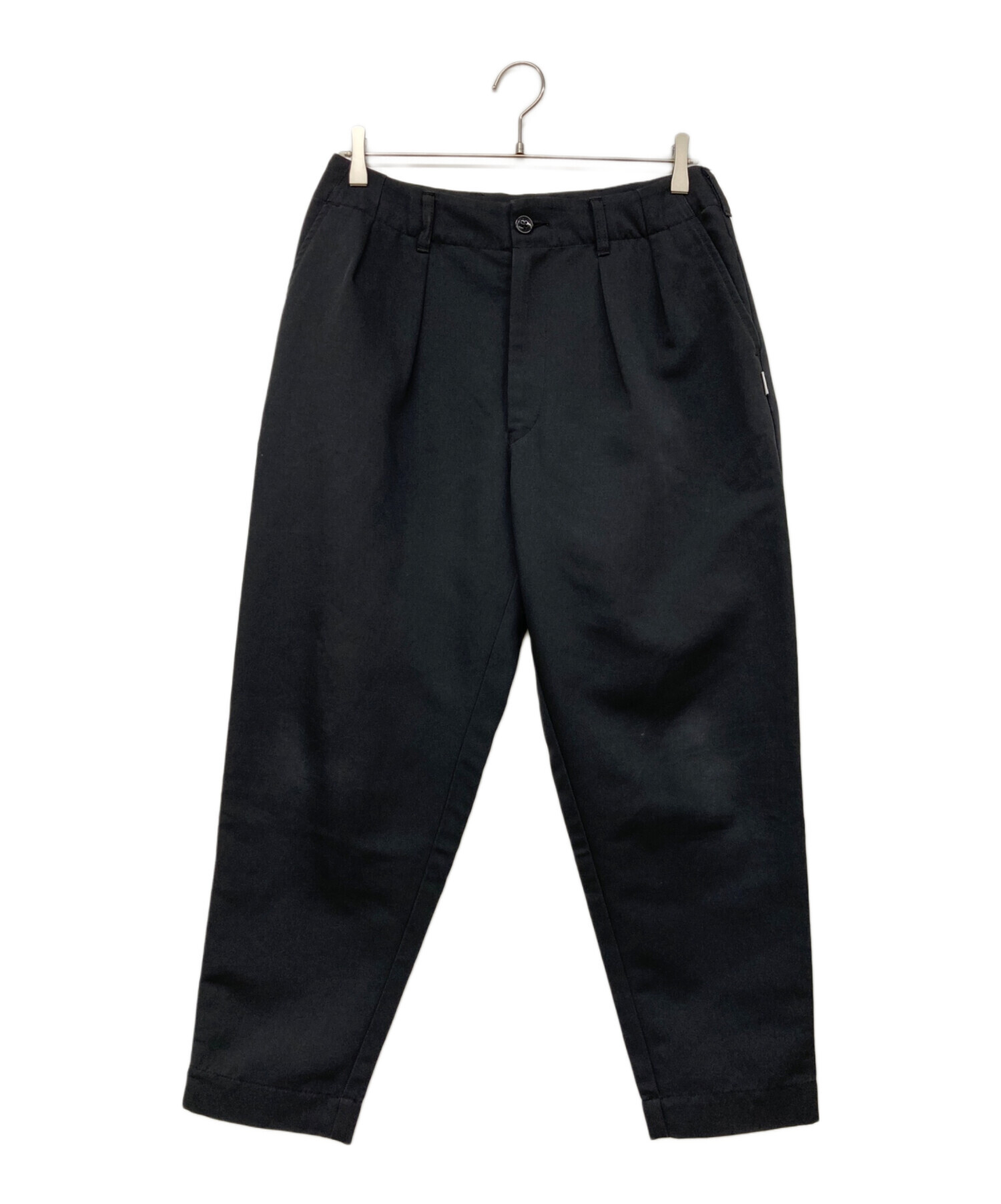 中古・古着通販】WTAPS (ダブルタップス) SHINOBI/TROUSERS タックパンツ ブラック サイズ:01｜ブランド・古着通販  トレファク公式【TREFAC FASHION】スマホサイト