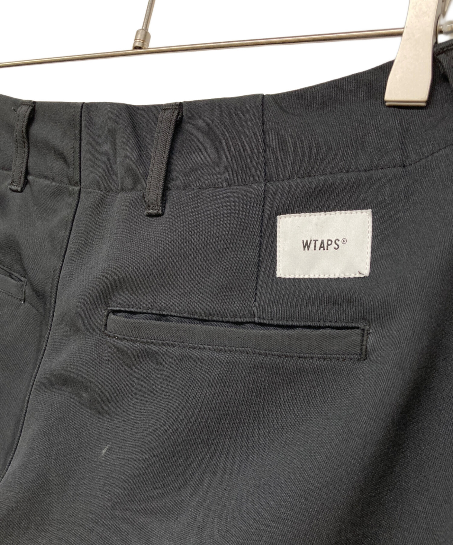 中古・古着通販】WTAPS (ダブルタップス) SHINOBI/TROUSERS タックパンツ ブラック サイズ:01｜ブランド・古着通販  トレファク公式【TREFAC FASHION】スマホサイト