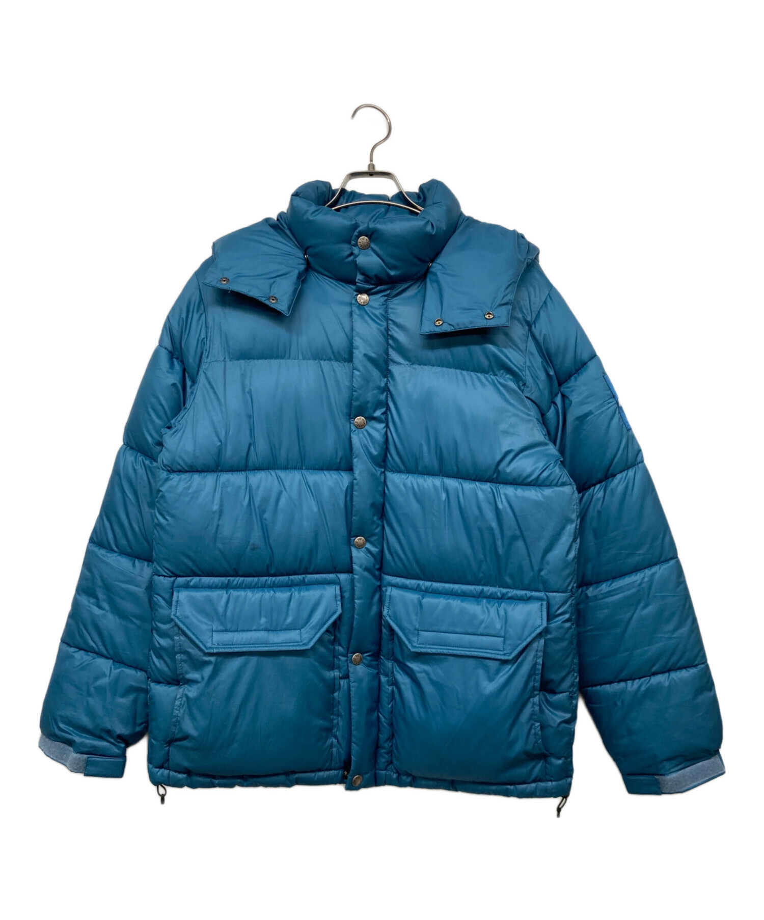 中古・古着通販】THE NORTH FACE (ザ ノース フェイス) ダウンジャケット/キャンプシェラショート ブルー  サイズ:M｜ブランド・古着通販 トレファク公式【TREFAC FASHION】スマホサイト