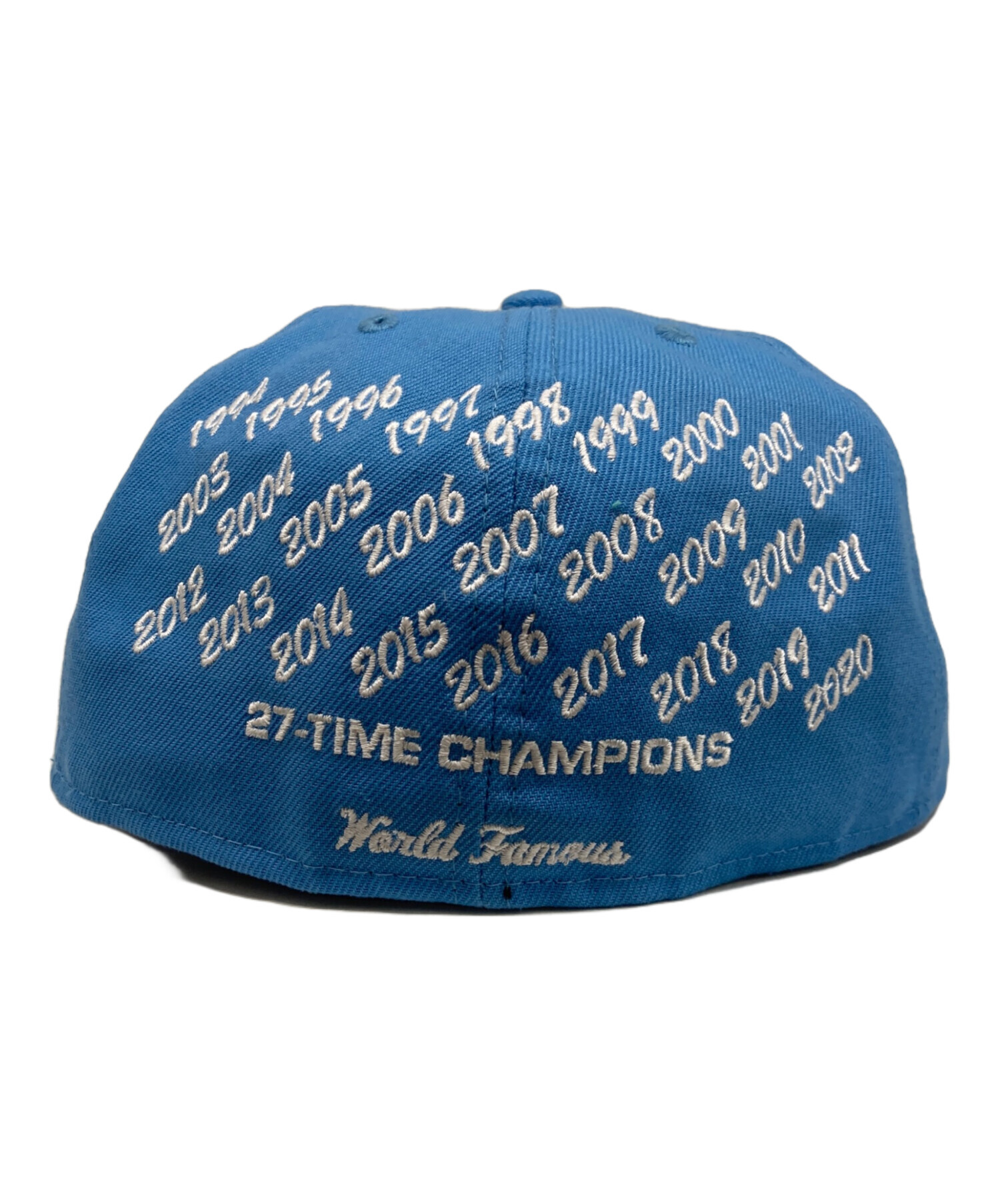 中古・古着通販】SUPREME (シュプリーム) New Era (ニューエラ) 27-Time Champions Box Logo/キャップ  スカイブルー サイズ:7 1/4 57.7cm｜ブランド・古着通販 トレファク公式【TREFAC FASHION】スマホサイト