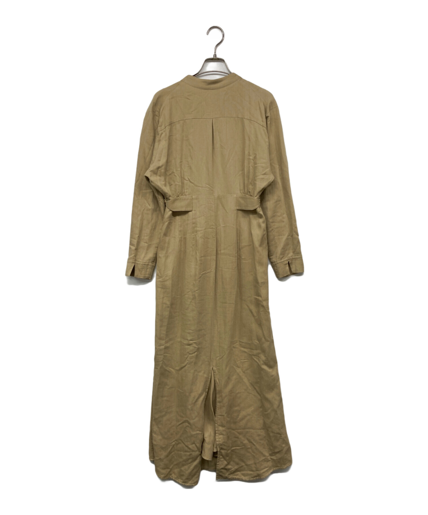 中古・古着通販】PHOTOCOPIEU (フォトコピュー) V-NECK WORK DRESS ベージュ サイズ:36｜ブランド・古着通販  トレファク公式【TREFAC FASHION】スマホサイト