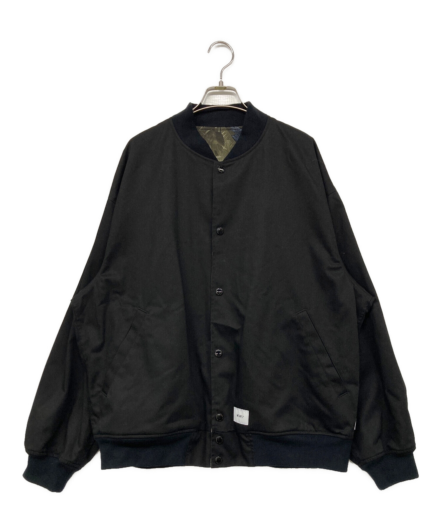 中古・古着通販】WTAPS (ダブルタップス) 2024SS TEAM / JACKET / CTPL. TWILL. PRTC ブラック×カーキ  サイズ:X03｜ブランド・古着通販 トレファク公式【TREFAC FASHION】スマホサイト