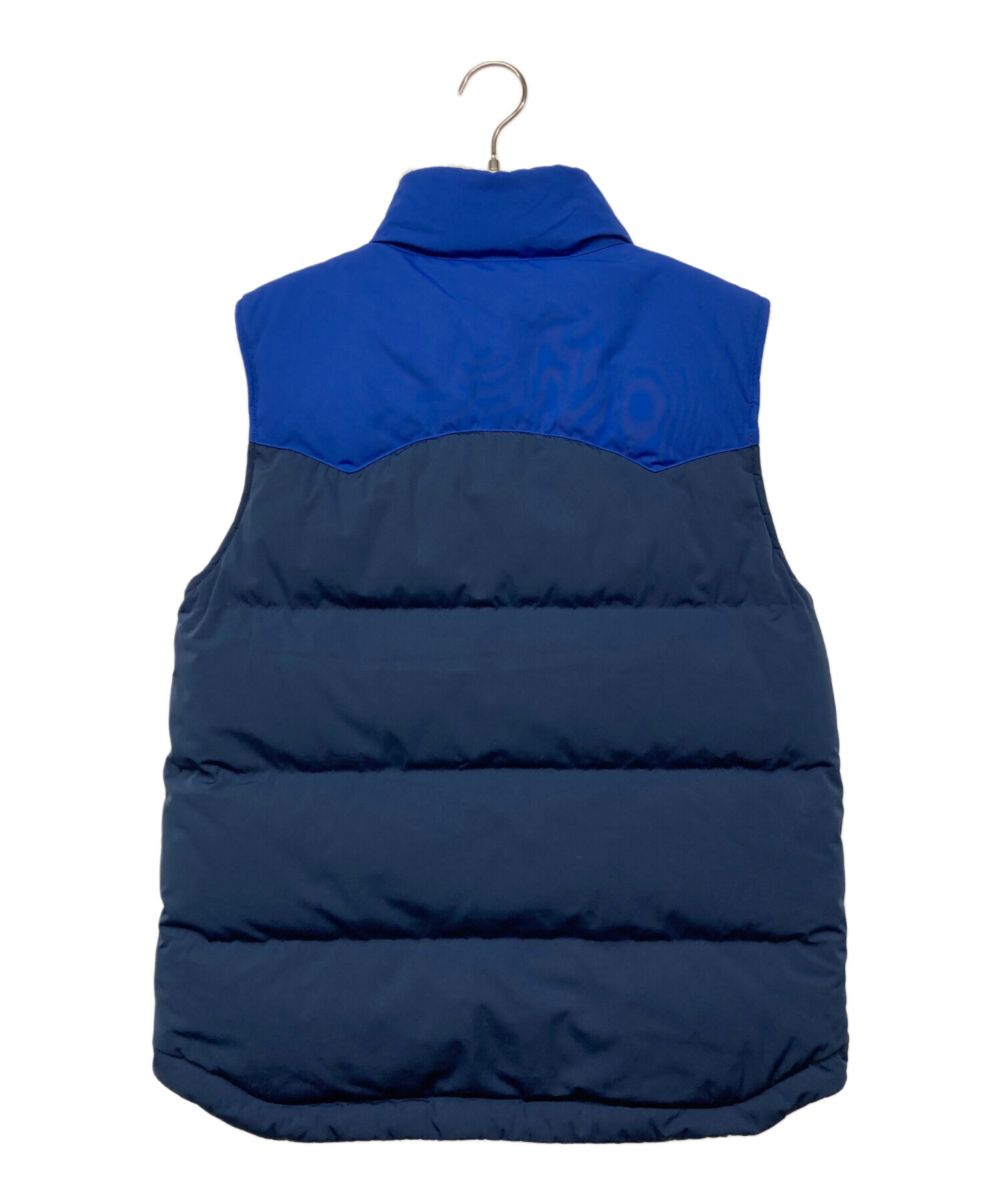 中古・古着通販】Patagonia (パタゴニア) Reversible Bivy Down Vest ブルー×ベージュ サイズ:XS｜ブランド・古着通販  トレファク公式【TREFAC FASHION】スマホサイト