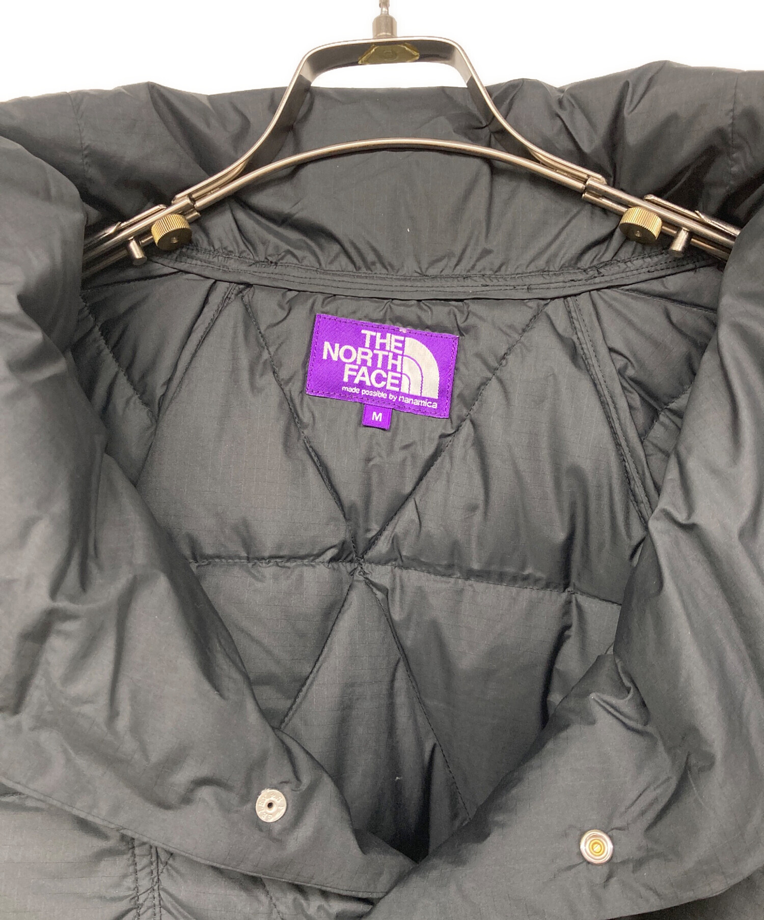 中古・古着通販】THE NORTHFACE PURPLELABEL (ザ・ノースフェイス パープルレーベル) ポンチョダウンコート ブラック  サイズ:M｜ブランド・古着通販 トレファク公式【TREFAC FASHION】スマホサイト