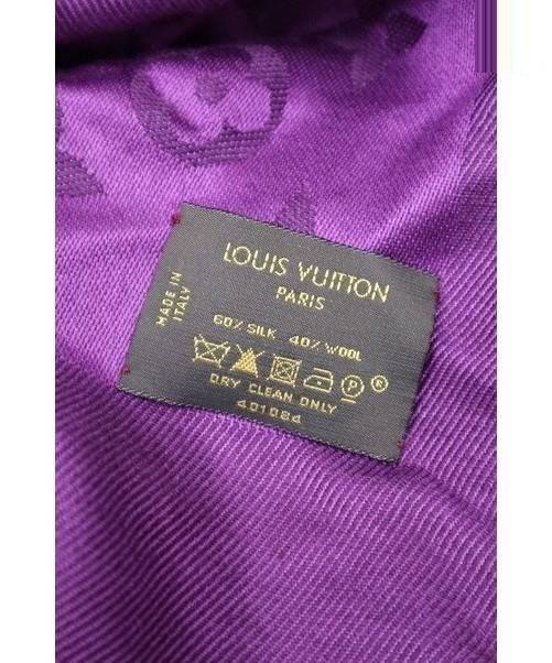 中古・古着通販】LOUIS VUITTON (ルイヴィトン) シルクウールスカーフ カシス サイズ:- モノグラム M74243｜ブランド・古着通販  トレファク公式【TREFAC FASHION】スマホサイト