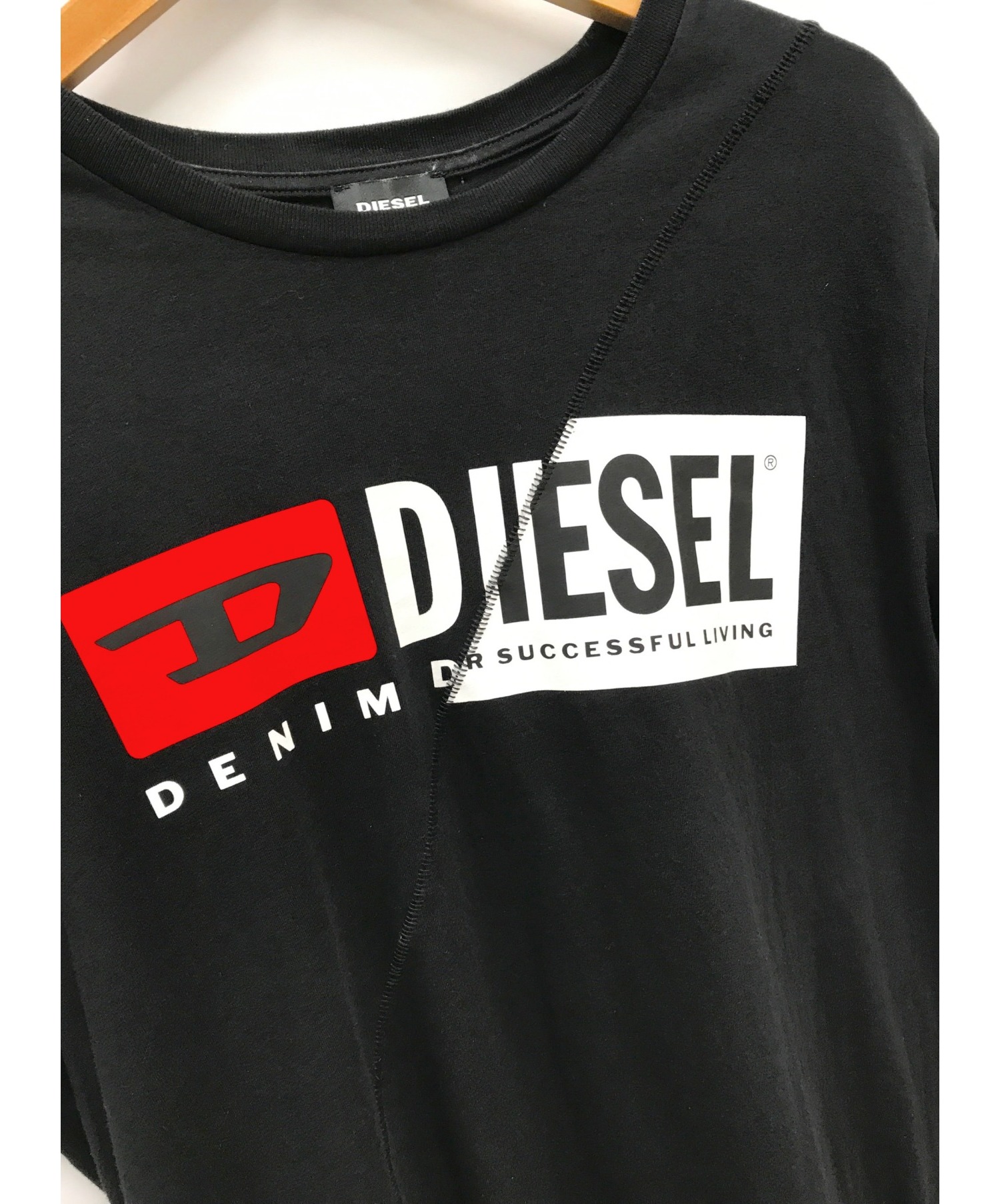 DIESEL (ディーゼル) NEWロゴTシャツ ブラック サイズ:L 20SS