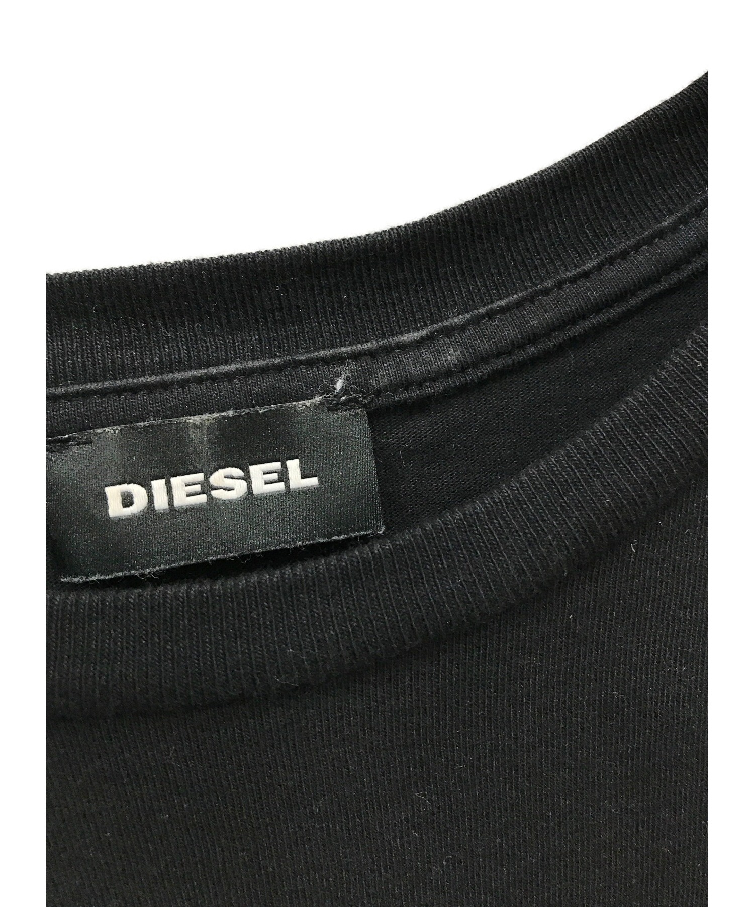 中古・古着通販】DIESEL (ディーゼル) NEWロゴTシャツ ブラック サイズ