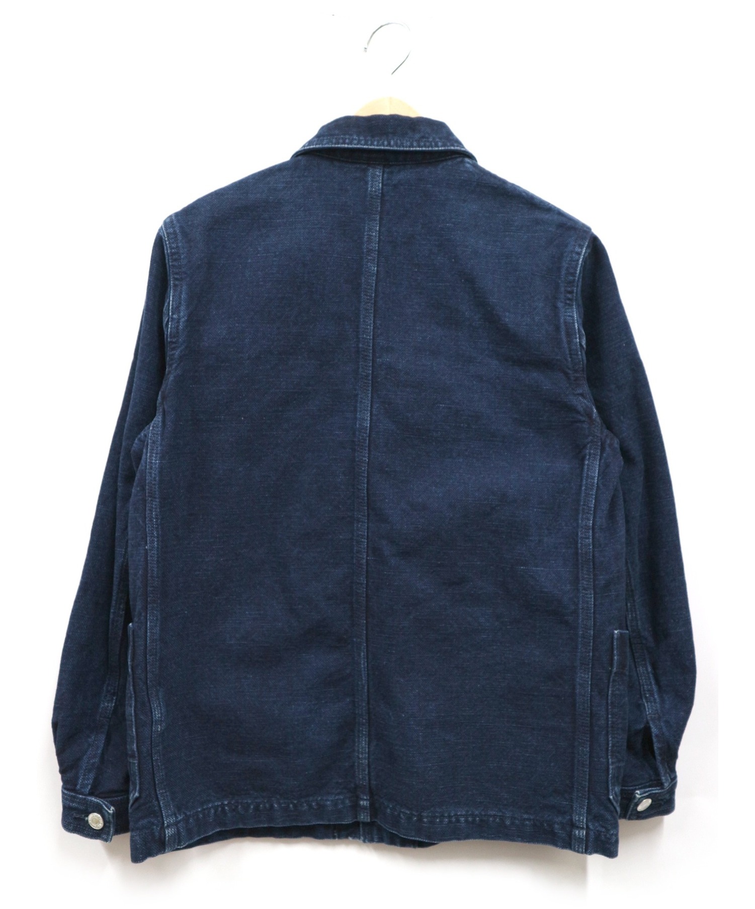 snow peak (スノーピーク) OKAYAMA OX WORK JACKET インディゴ サイズ:S