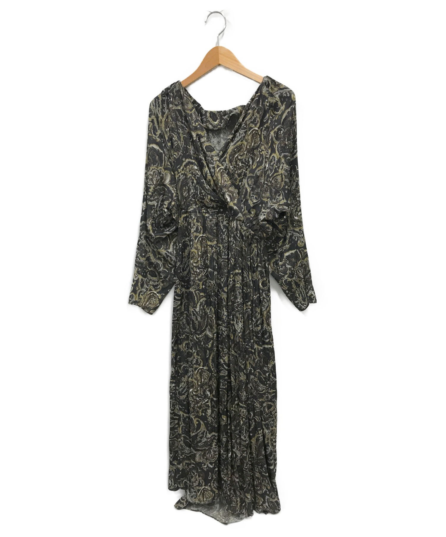 ロングワンピース/マキシワンピース2230 plume paisley dress ...