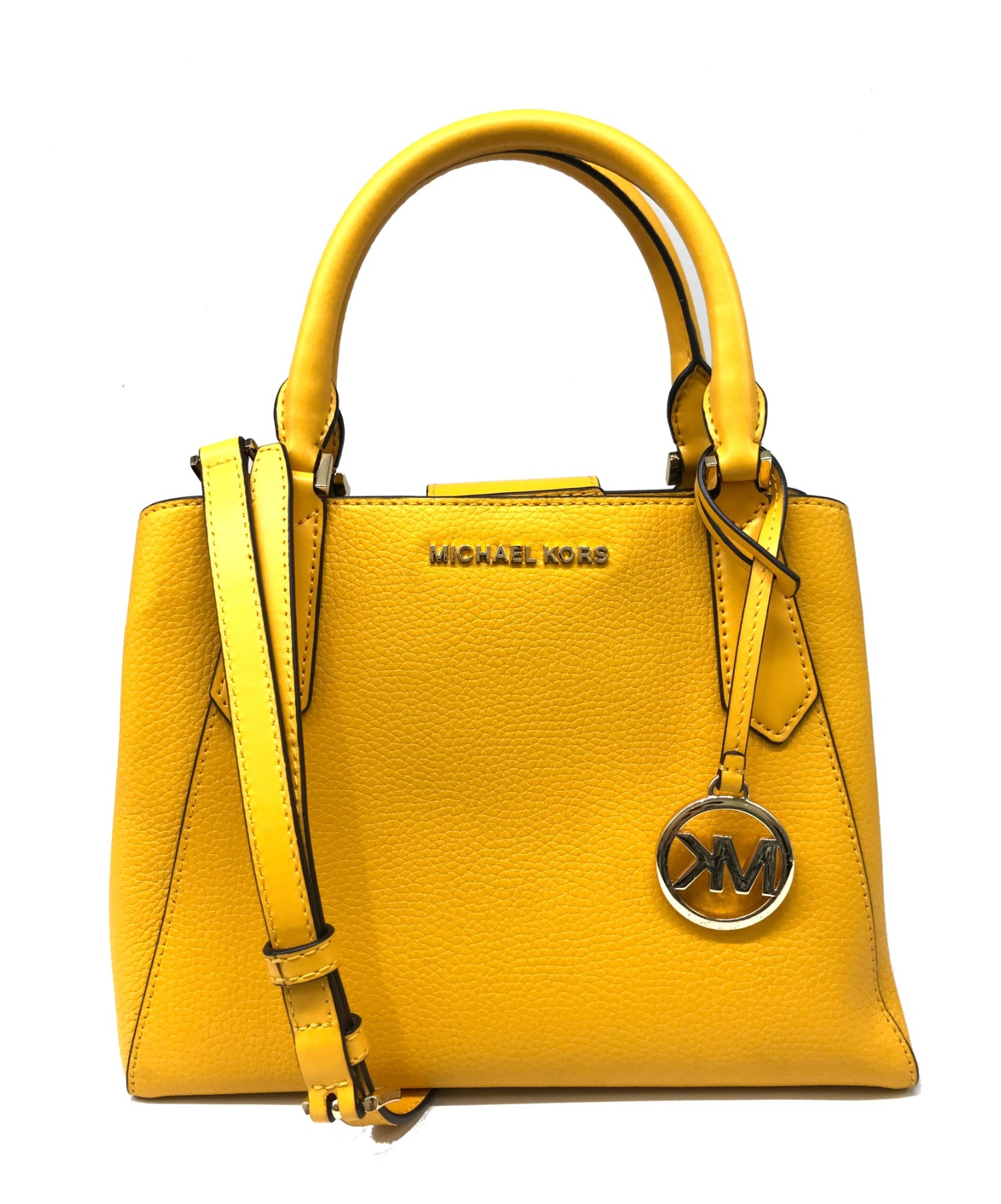 MICHAEL KORS 2WAYショルダーバッグ レザー イエロー - その他