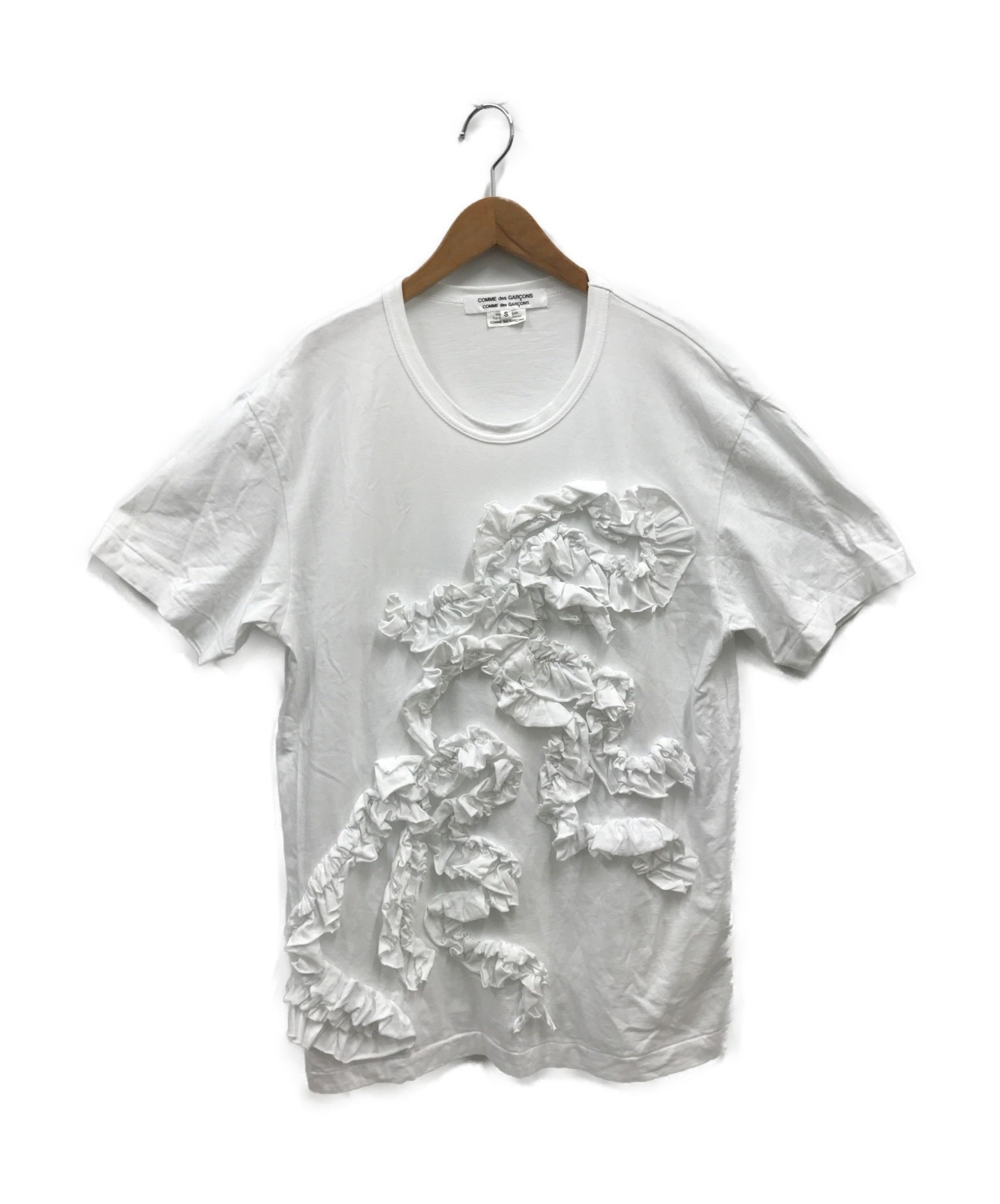 COMME des GARÇONSフリルカットソー - Tシャツ/カットソー(七分/長袖)