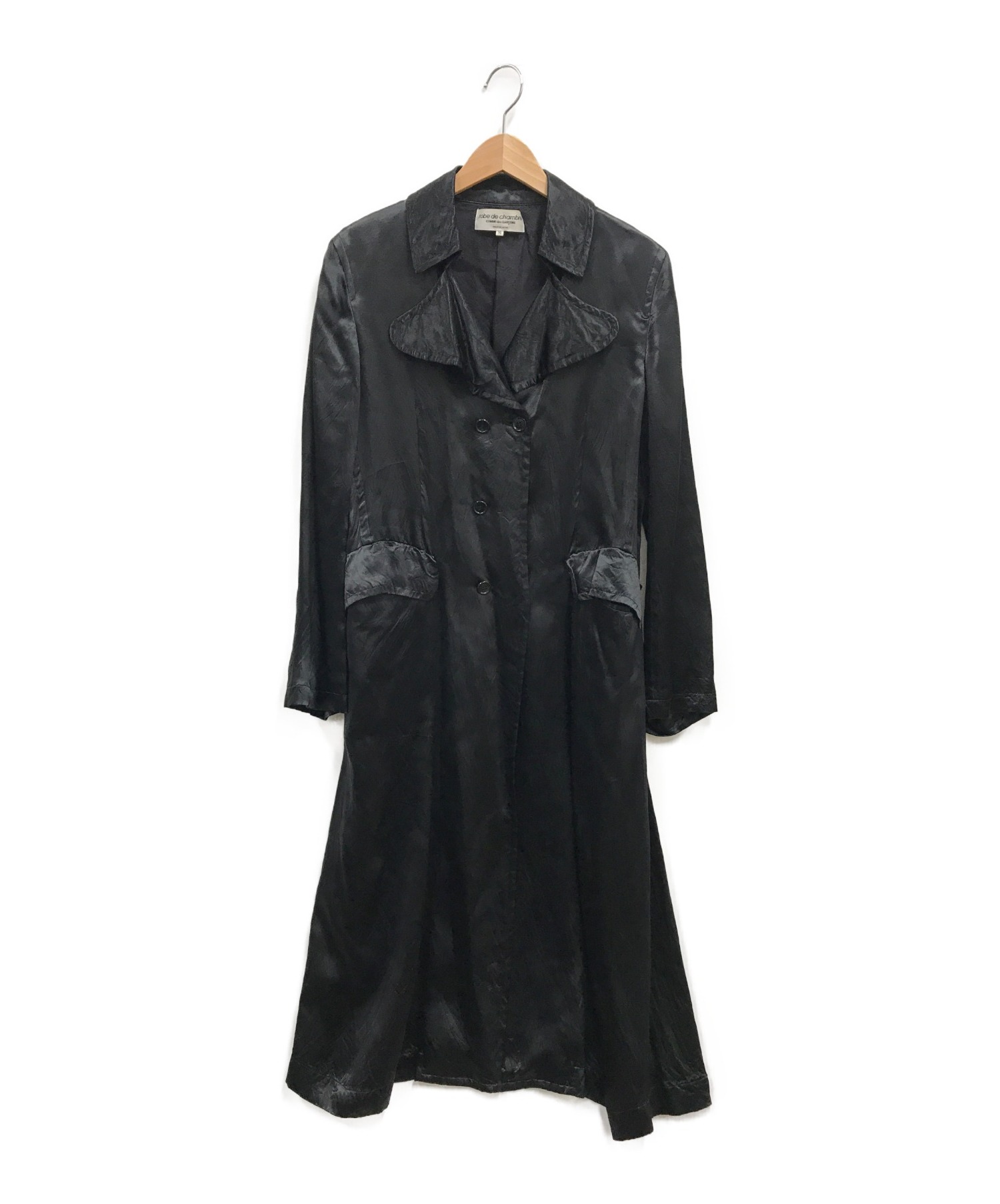 robe de chambre COMME des GARCONS トレンチ 黒身幅50cm