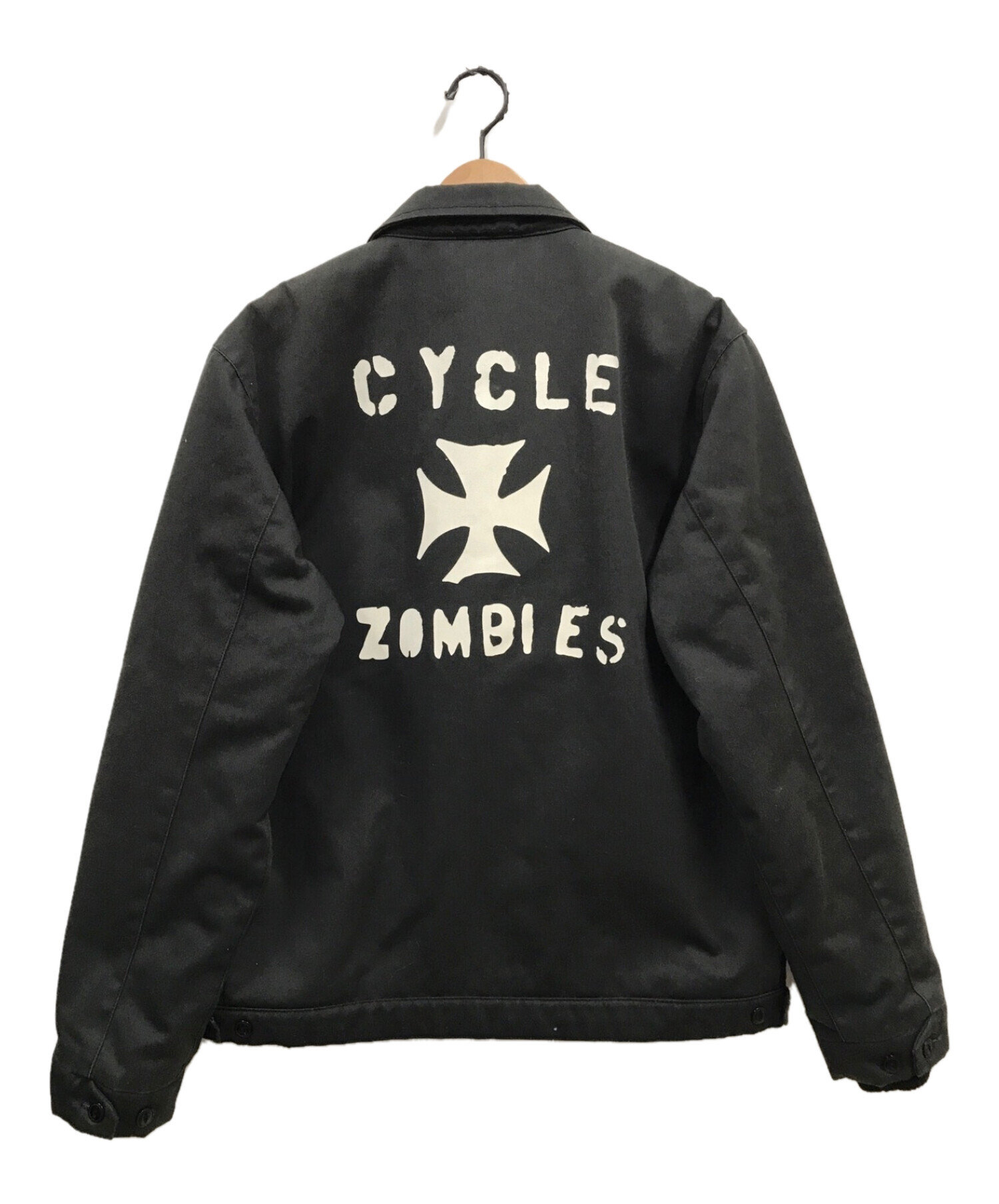 CYCLE ZOMBIES × BLUCO WORK GARMENT (サイクルゾンビーズ×ブルコワークガーメント) ワークジャケット ブラック  サイズ:L