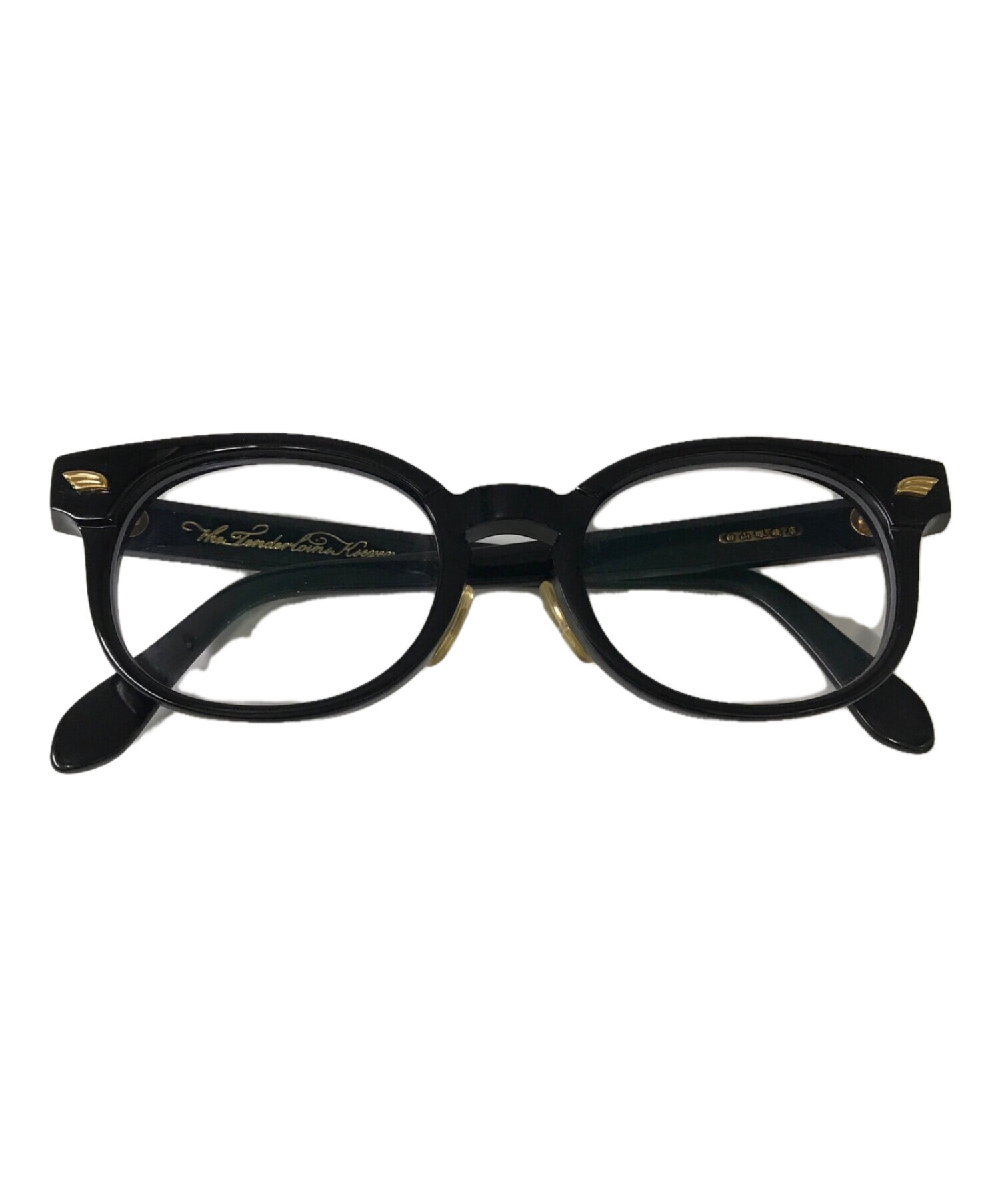 TENDERLOIN × 白山眼鏡店 (テンダーロイン×ハクサンガンキョウテン) T-JERRY/伊達眼鏡 ブラック