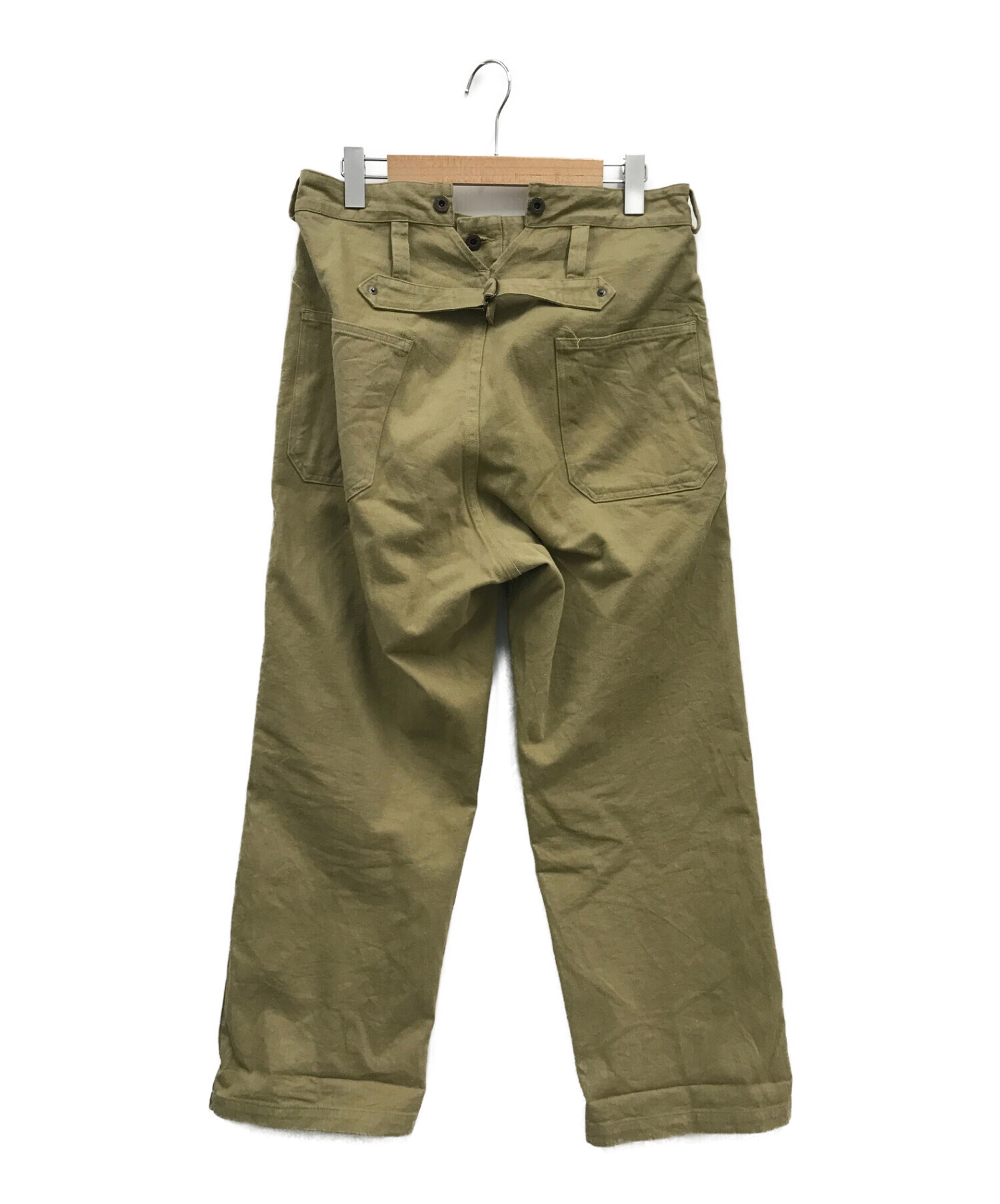 中古・古着通販】NIGEL CABOURN (ナイジェルケーボン) レイルマンパンツ カーキ サイズ:30｜ブランド・古着通販  トレファク公式【TREFAC FASHION】スマホサイト