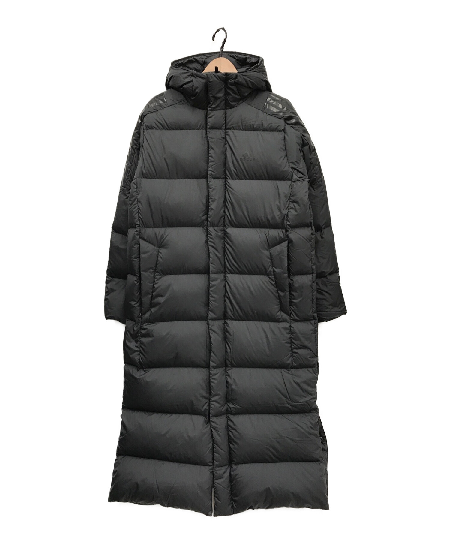 adidas (アディダス) ライトダウンコート / Light Down Coat グレー サイズ:L