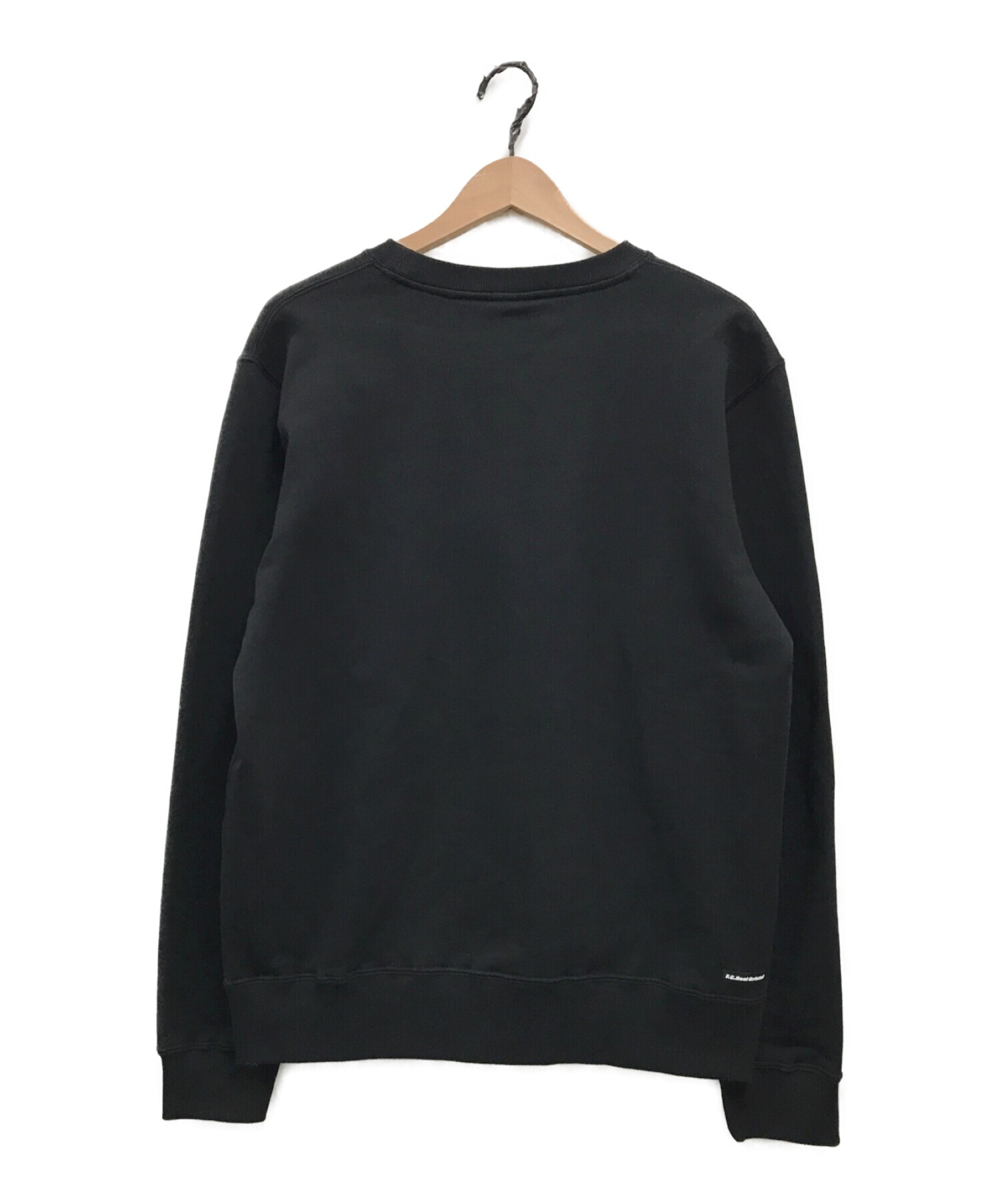 F.C.R.B. (エフシーレアルブリストル) ボックスロゴクルーネックスウェット / BOX LOGO CREWNECK SWEAT ブラック  サイズ:S