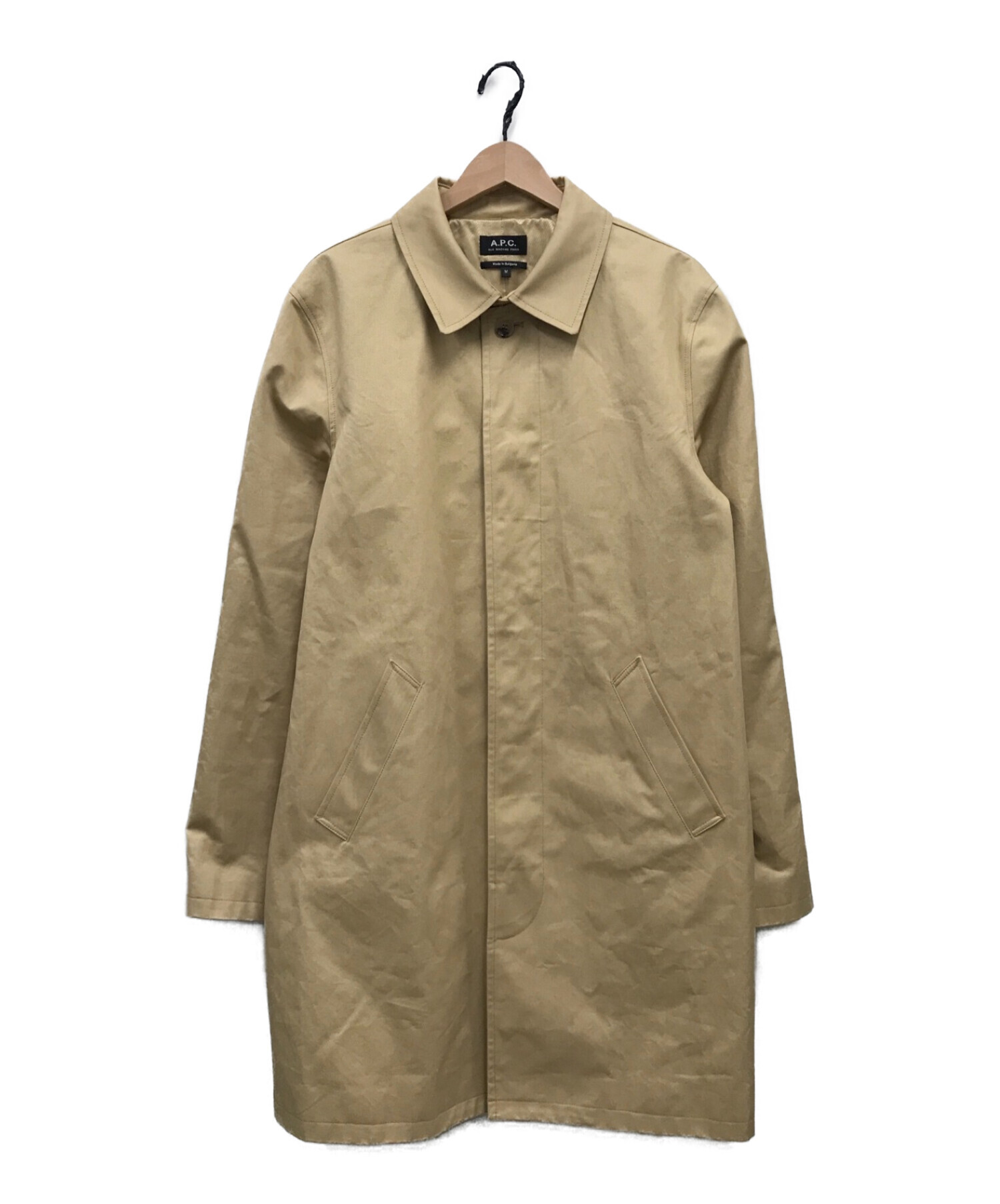 A.P.C. (アー・ペー・セー) アーバンコットンギャバジンマックコート ベージュ サイズ:Ｍ