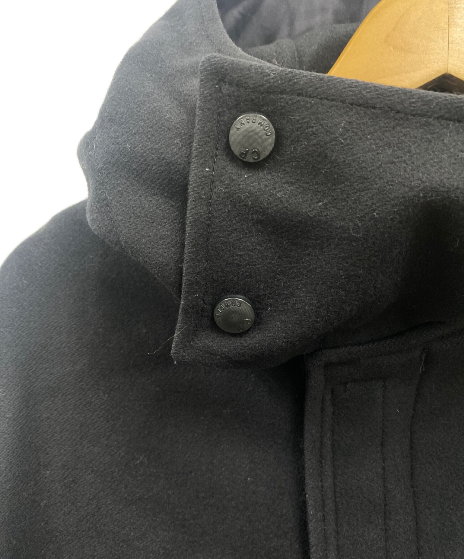 C.P COMPANY (シーピーカンパニー) ウールコート / アーカイブ URBAN PROTECTION HOODED WOOL PARKA  ネイビー サイズ:46