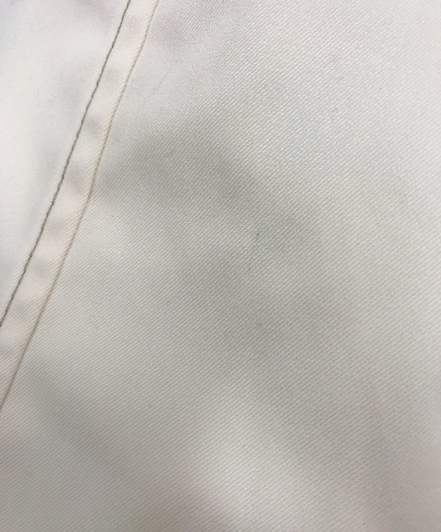 IENA (イエナ) Reactive Dye デニムエコポリタイトスカート ホワイト サイズ:40