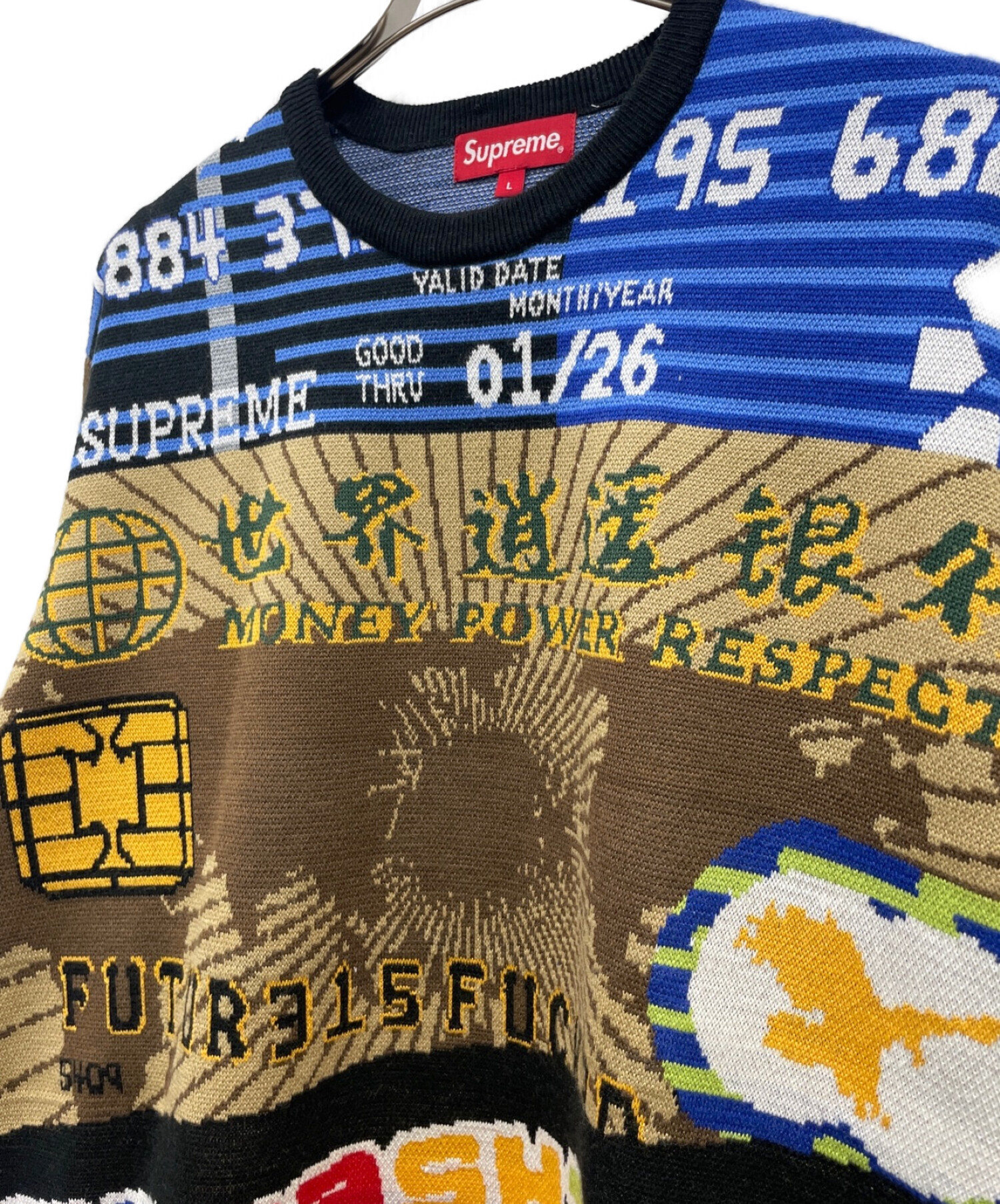 新品未使用タグ付き　Supreme Credit Cards Shirt