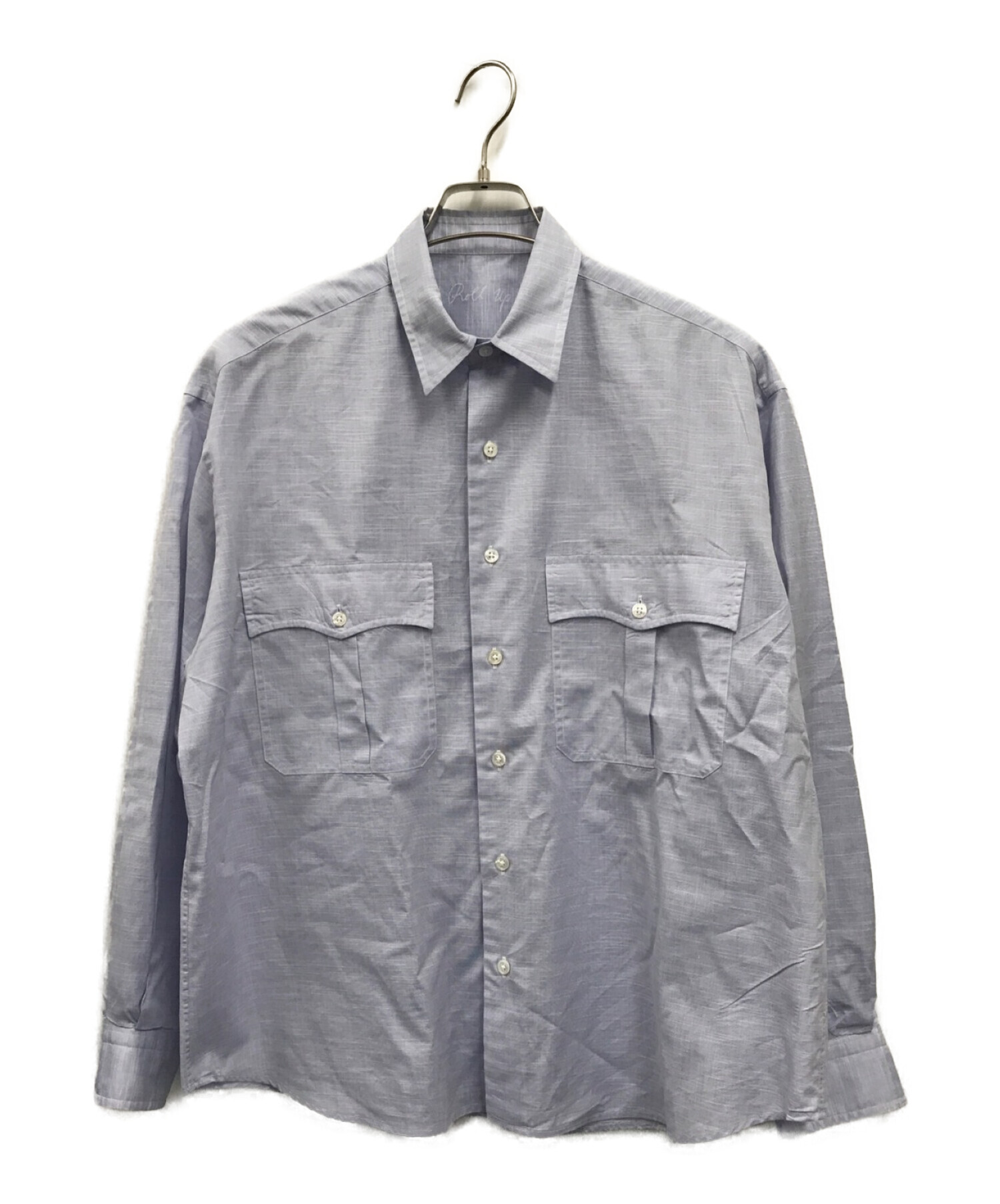 Porter Classic (ポータークラシック) ロールアップシャツ / ROLL UP SHIRT ブルー サイズ:S