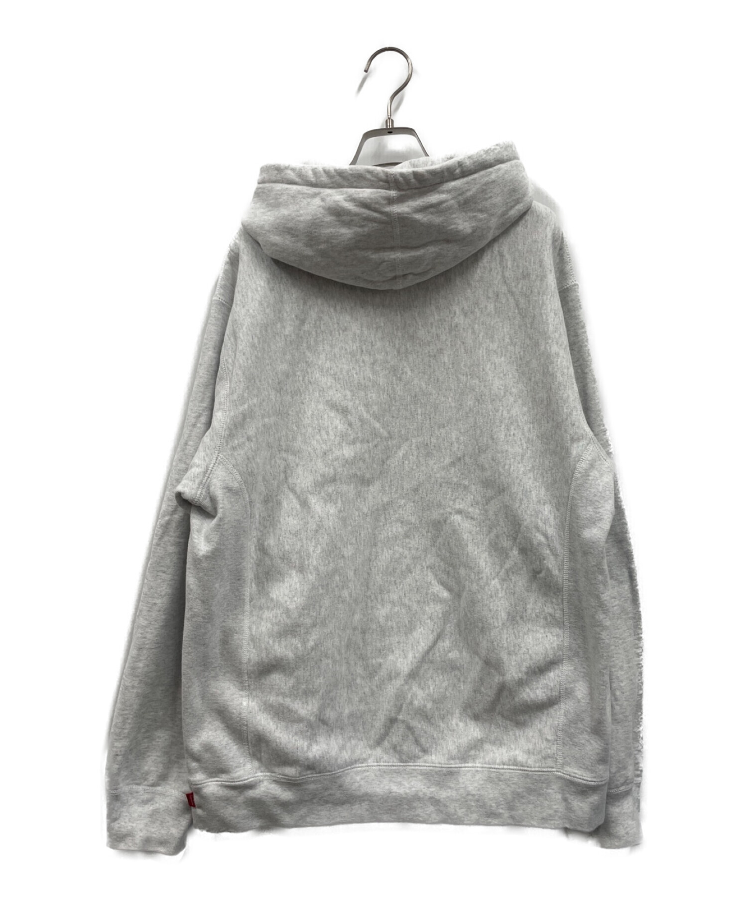 SUPREME (シュプリーム) クラシックアドフーデッドスウェットシャツ / 19SS Classic Ad Hooded Sweatshirt  グレー サイズ:L