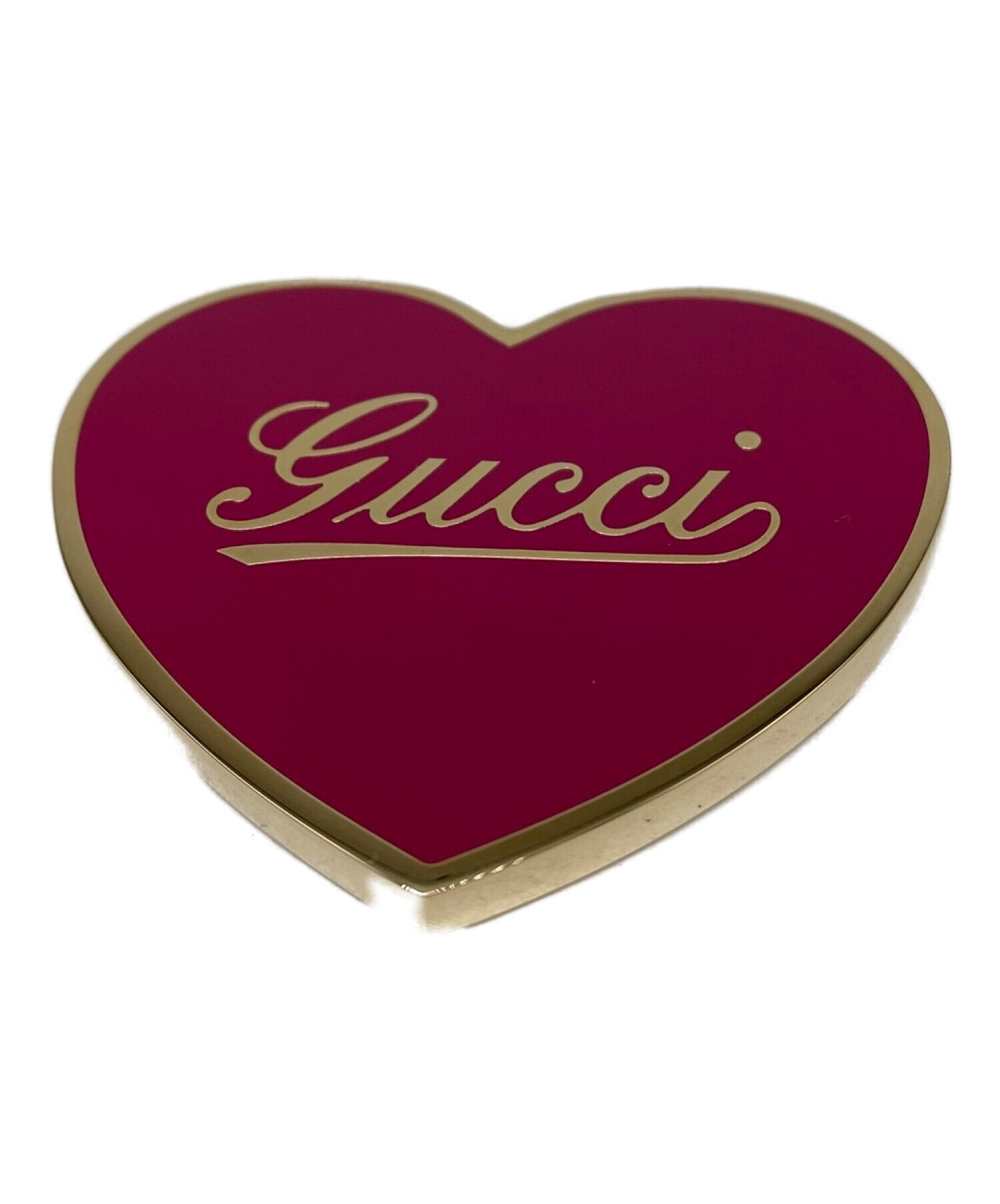 GUCCI (グッチ) グッチシマコンパクトミラー ピンク