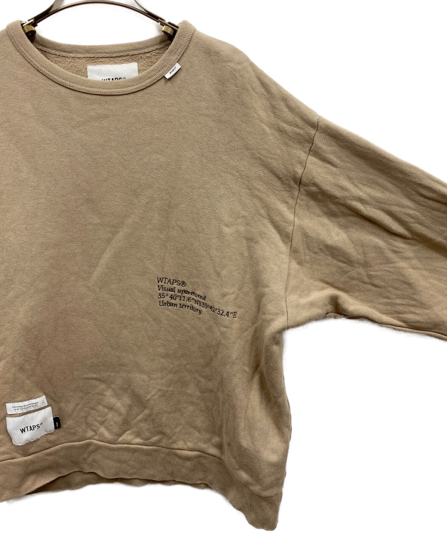 WTAPS (ダブルタップス) 21SS INSECT/CREW NECK ブラウン サイズ:X01