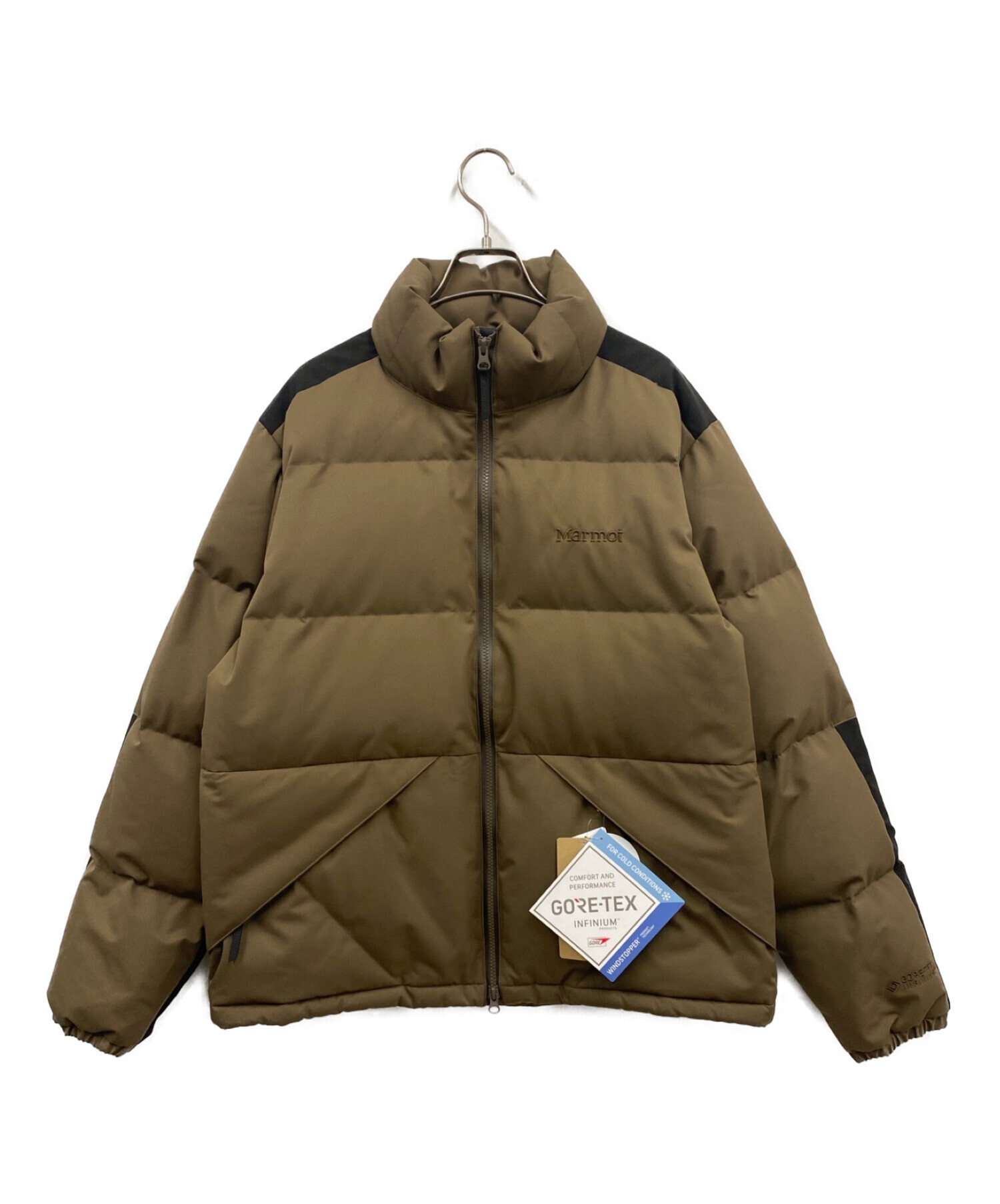 Marmot (マーモット) GORE-TEX INFINIUM(R) Twill Parbat Jacket ダウンジャケット ブラウン サイズ:L