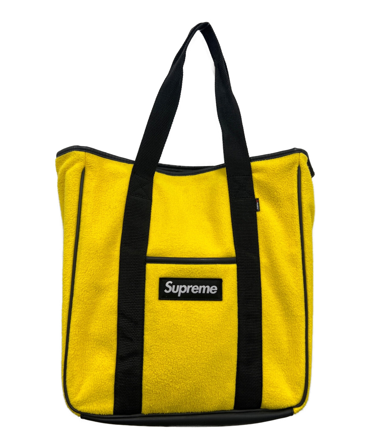 SUPREME (シュプリーム) Polartec Tote Bag ポーラテックトートバッグ イエロー